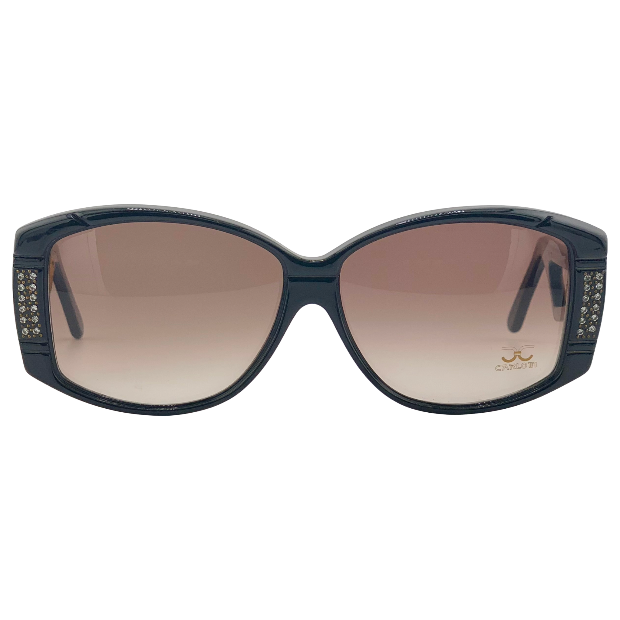 VINTAGE CLAUDIA CARLOTTI RECTANGLE SUNGLASSES FROM THE 1980'S