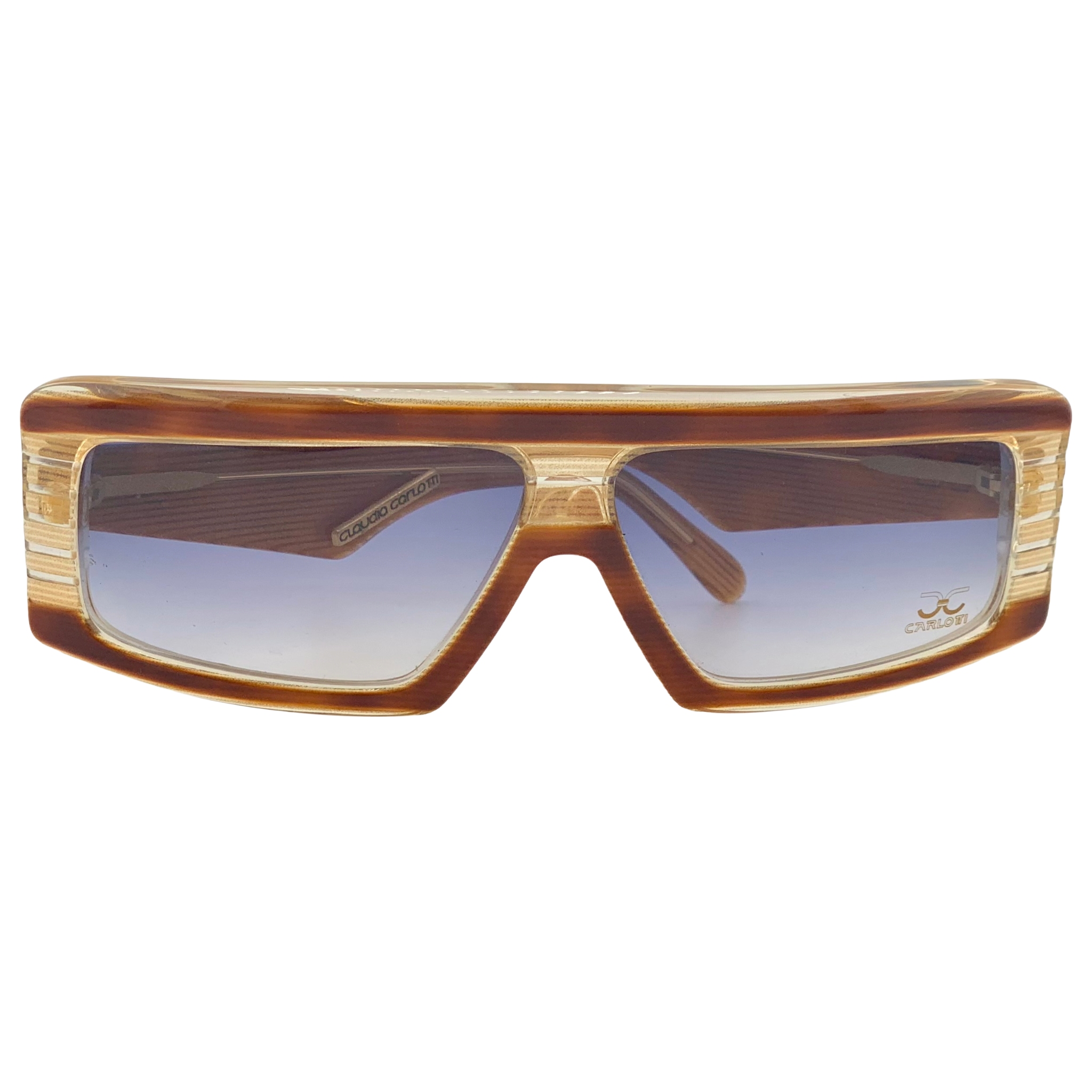 VINTAGE CLAUDIA CARLOTTI RECTANGLE SUNGLASSES FROM THE 1980'S