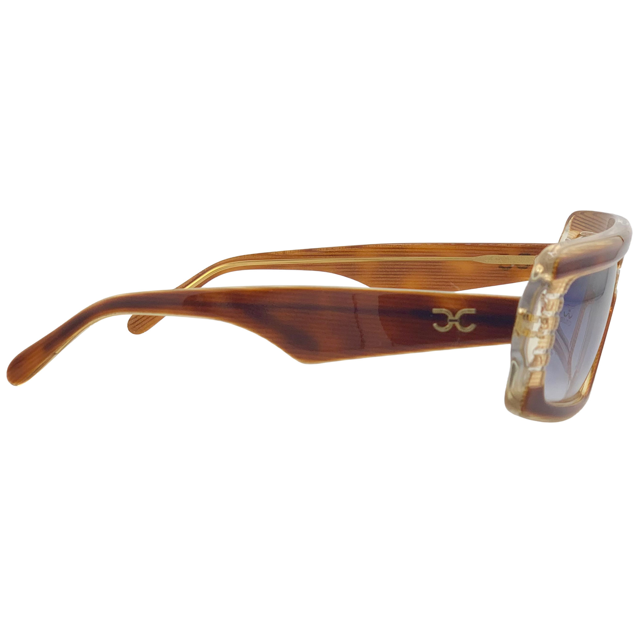 VINTAGE CLAUDIA CARLOTTI RECTANGLE SUNGLASSES FROM THE 1980'S