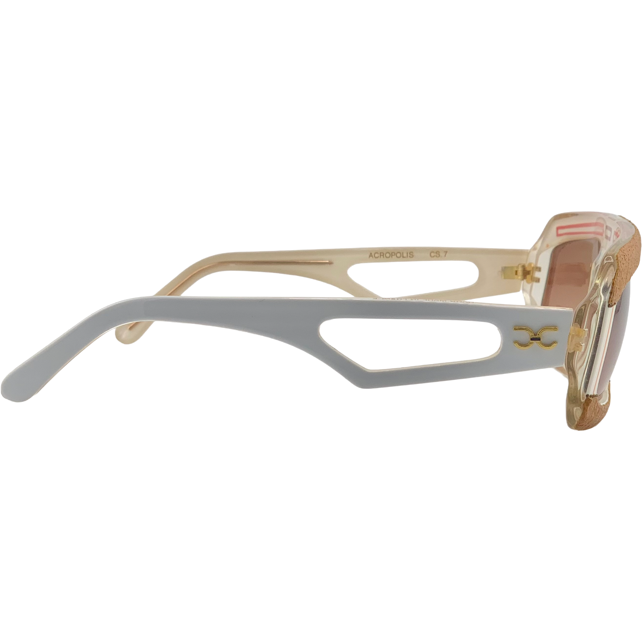 VINTAGE CLAUDIA CARLOTTI RECTANGLE SUNGLASSES FROM THE 1980'S