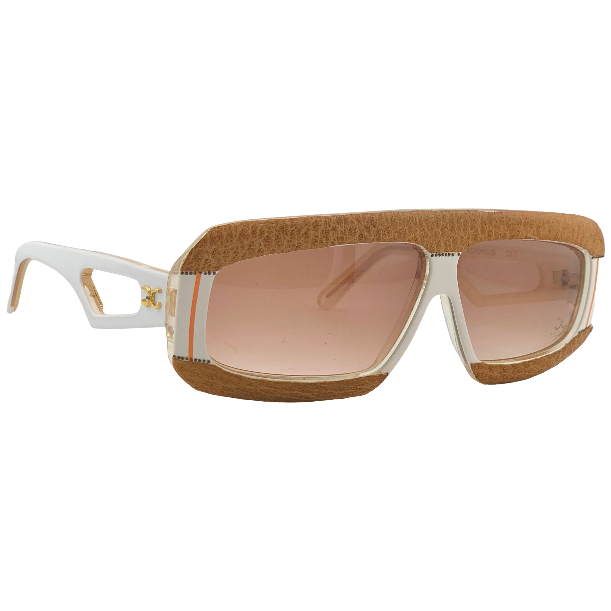 VINTAGE CLAUDIA CARLOTTI RECTANGLE SUNGLASSES FROM THE 1980'S