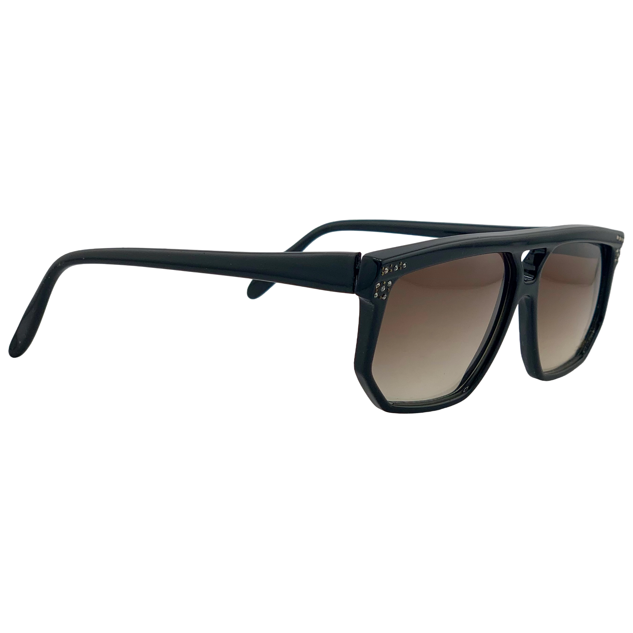 VINTAGE CLAUDIA CARLOTTI SQUARE SUNGLASSES FROM THE 1980'S