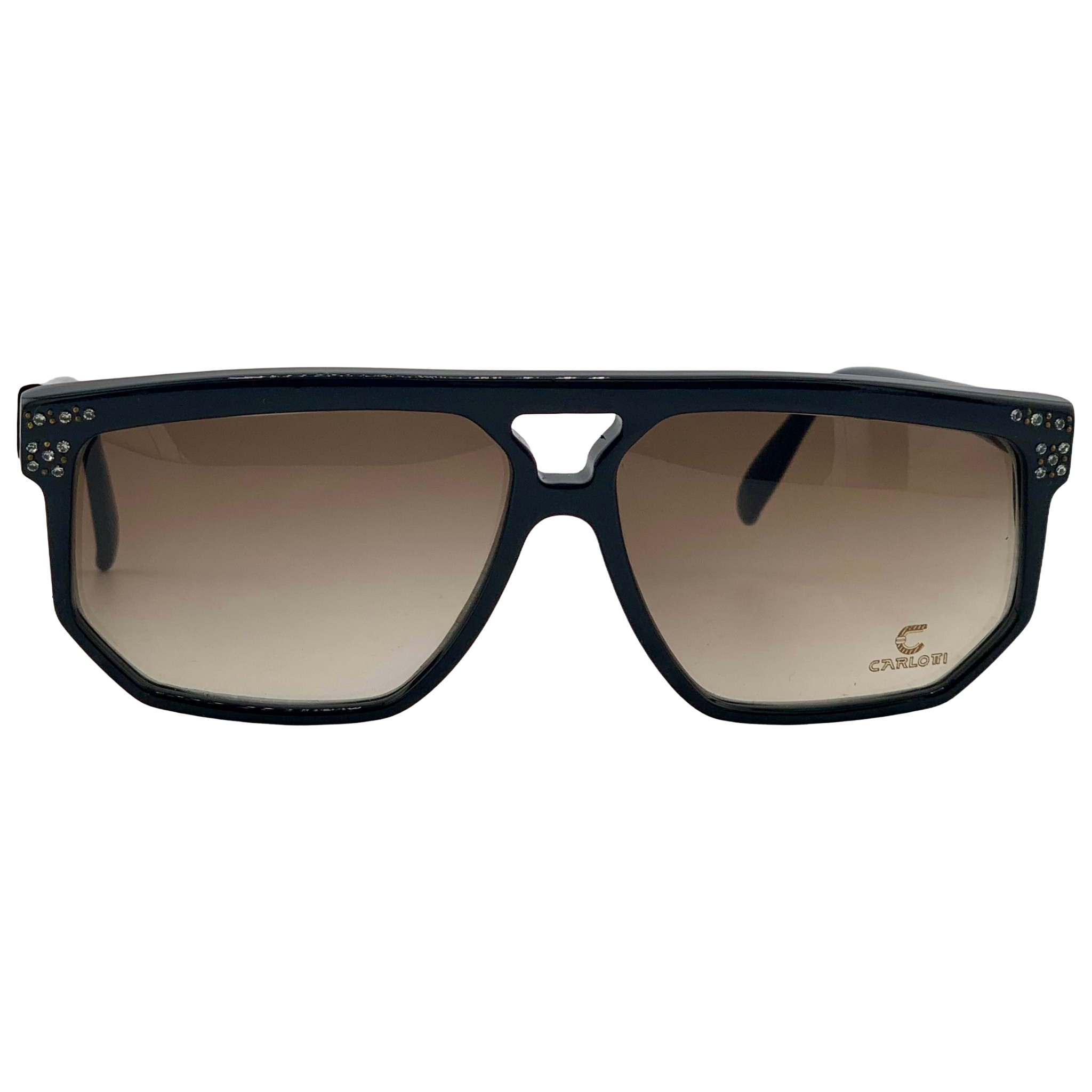 VINTAGE CLAUDIA CARLOTTI SQUARE SUNGLASSES FROM THE 1980'S