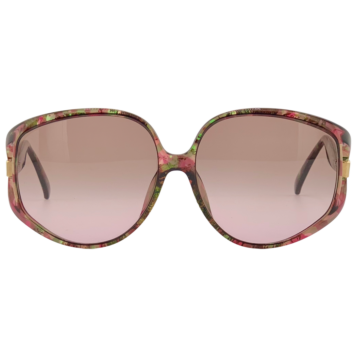 VINTAGE CHRISTIAN DIOR ROUND SUNGLASSES FROM THE 1980'S