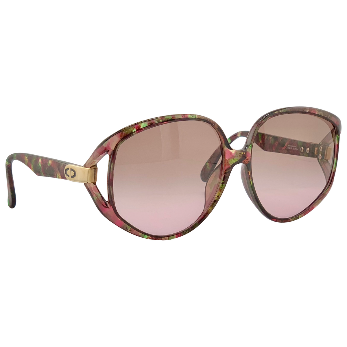 VINTAGE CHRISTIAN DIOR ROUND SUNGLASSES FROM THE 1980'S