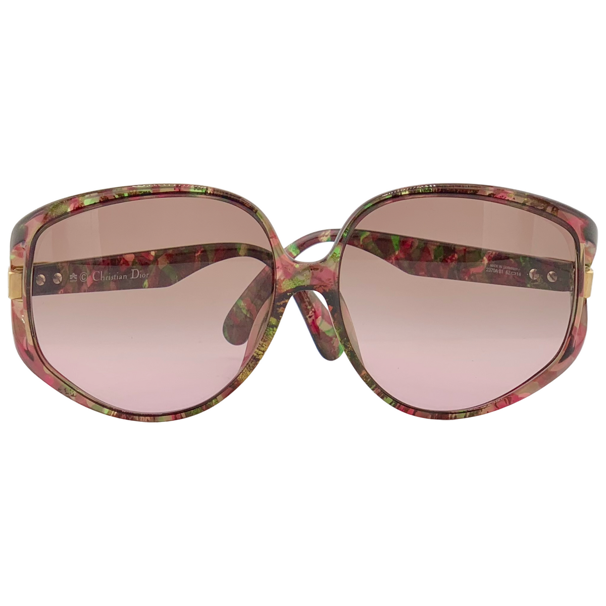 VINTAGE CHRISTIAN DIOR ROUND SUNGLASSES FROM THE 1980'S