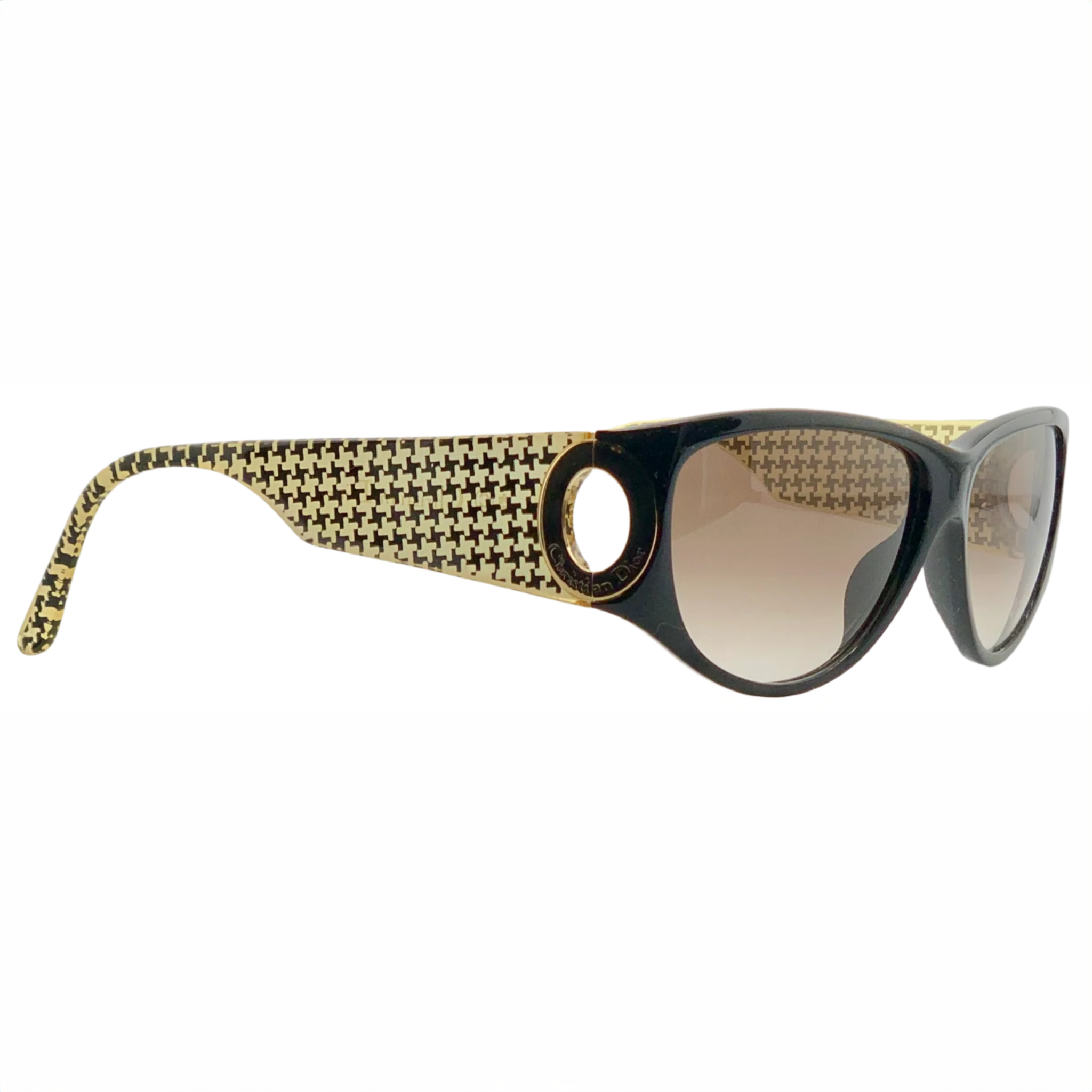 Women's Christian Dior Cat Eye sunglasses in Brown