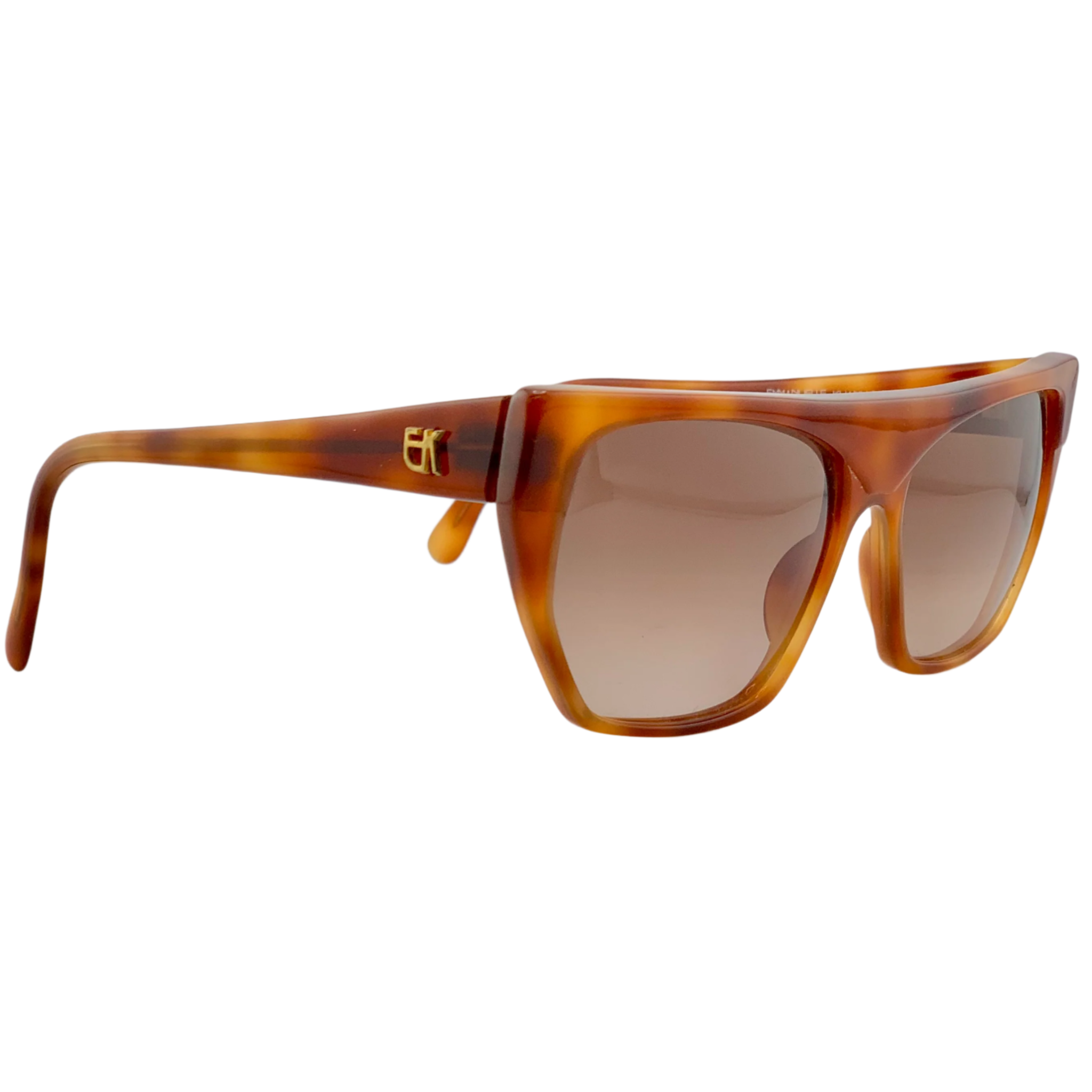 Emmanuelle Khanh Square 6060 17 sunglasses with tortoise shell frames and gradient lenses