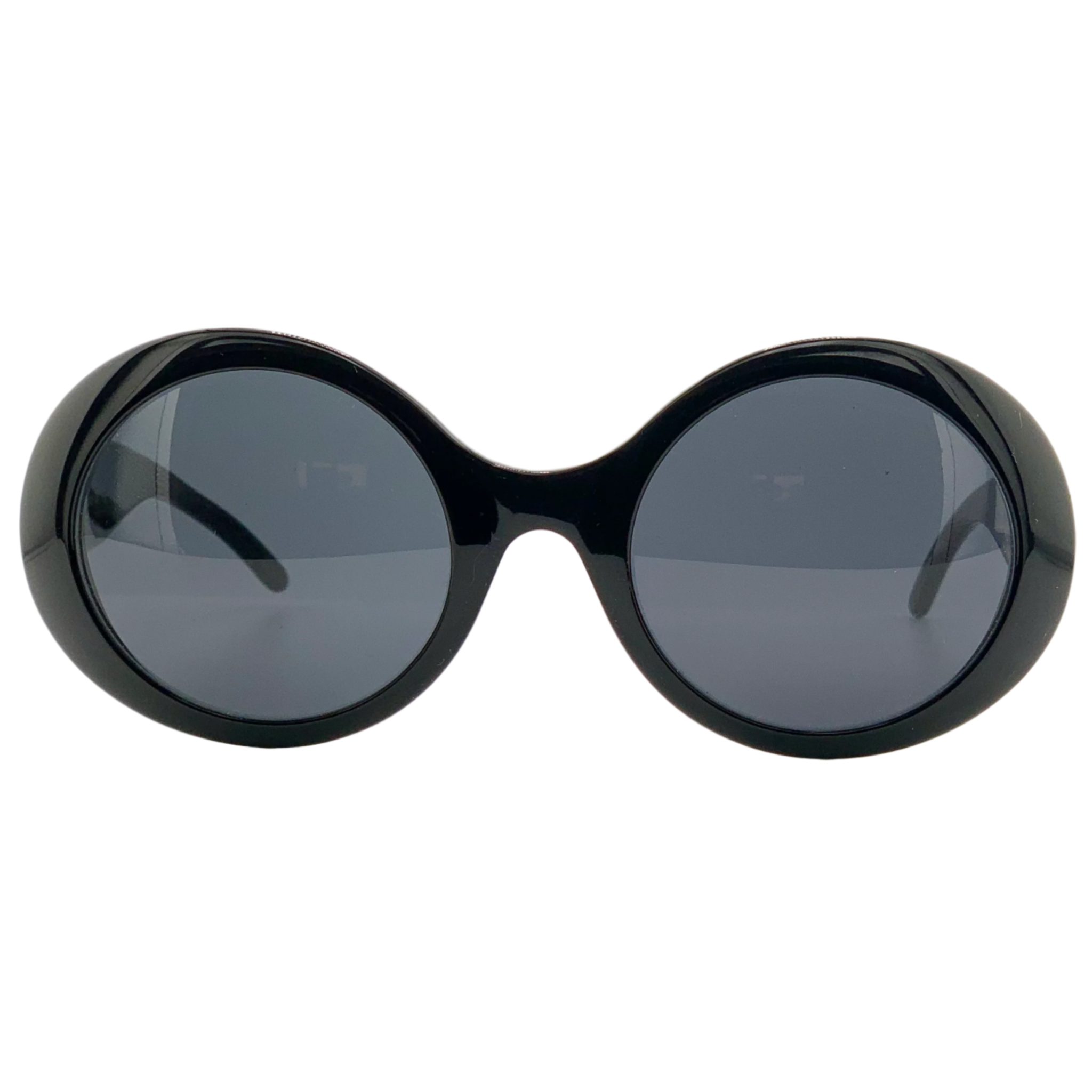 Vintage black Gucci Round 2401/N/S sunglasses for women, made in Italy, never worn, in superb condition, authentic original
