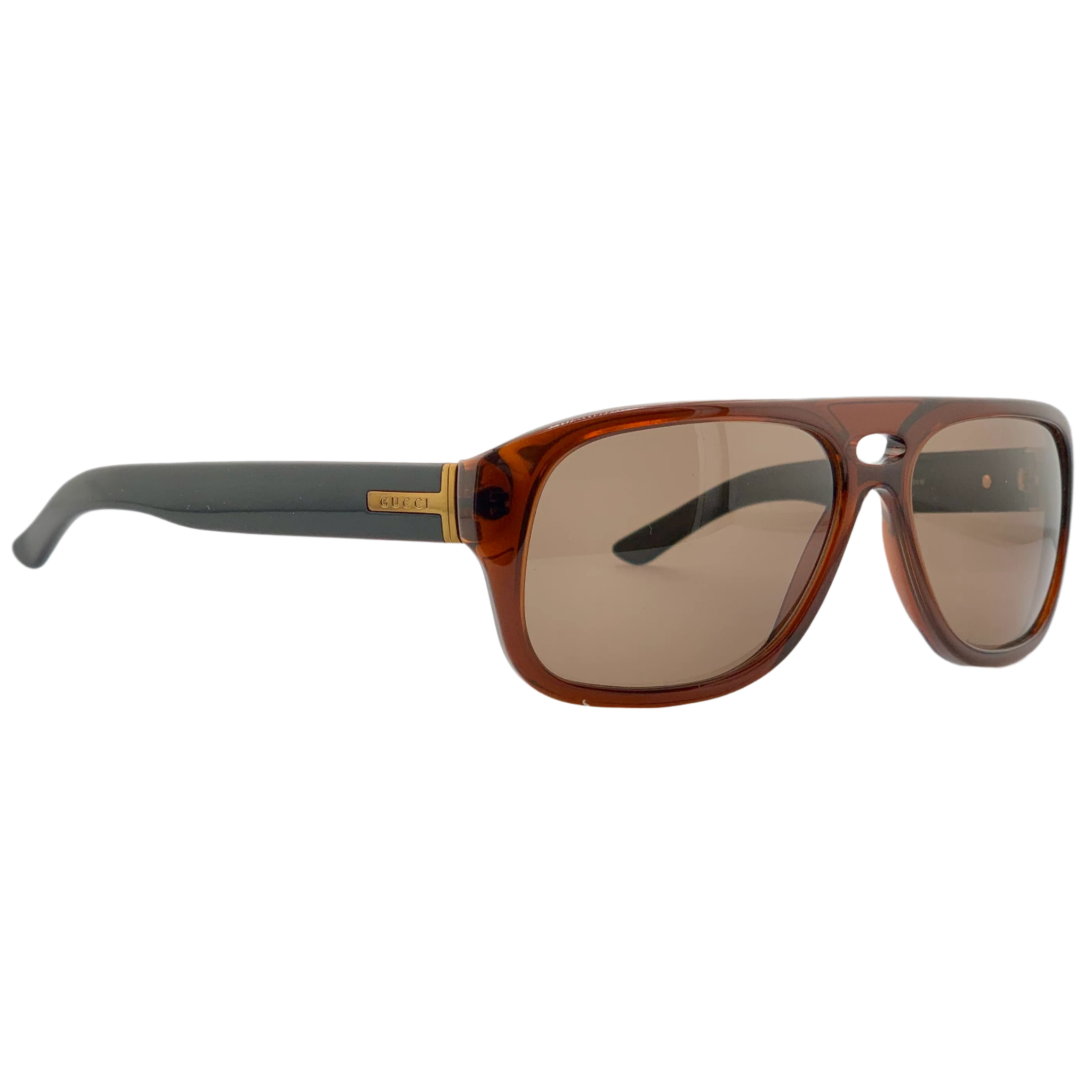 Authentic Gucci aviator sunglasses made in Italy, never worn