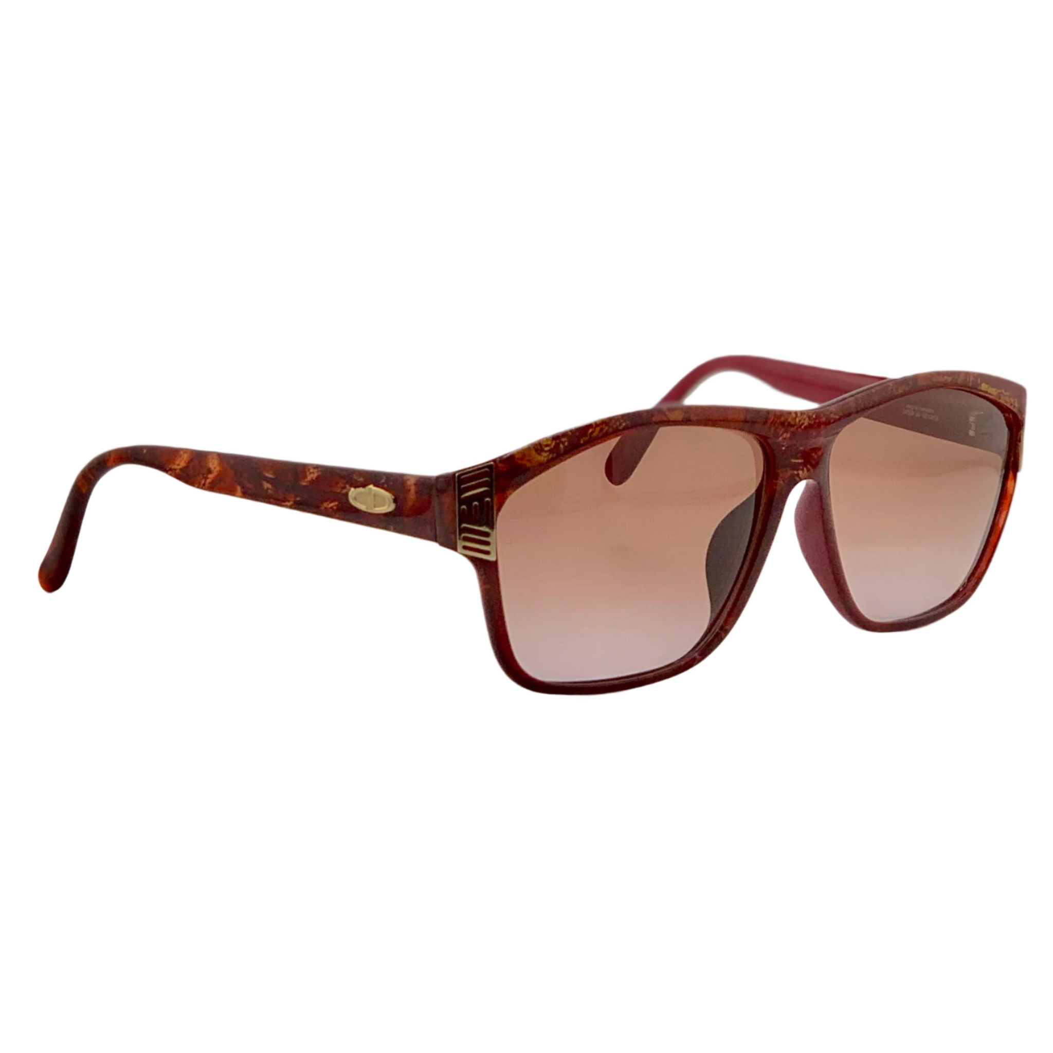 Brown lens Christian Dior Square 2436A 30 sunglasses made in Germany for women in pristine condition