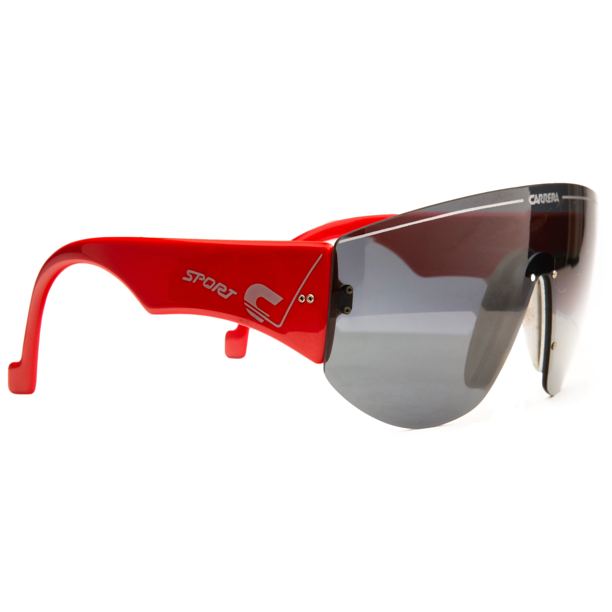 Black Carrera Shield 5414 sunglasses with sleek, modern design and UV protection