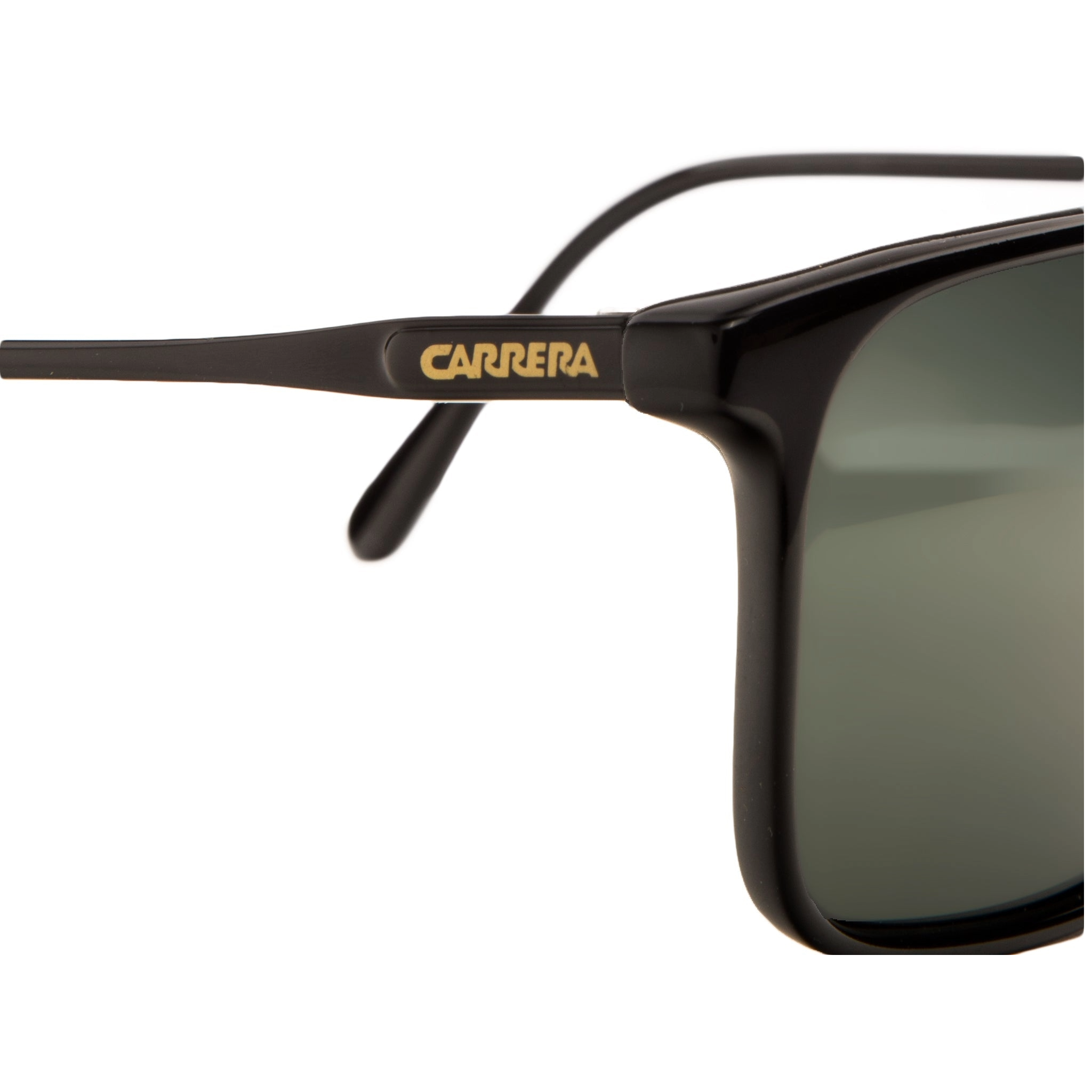 Black Carrera Wayfarer 5489 sunglasses with polarized lenses and silver accents