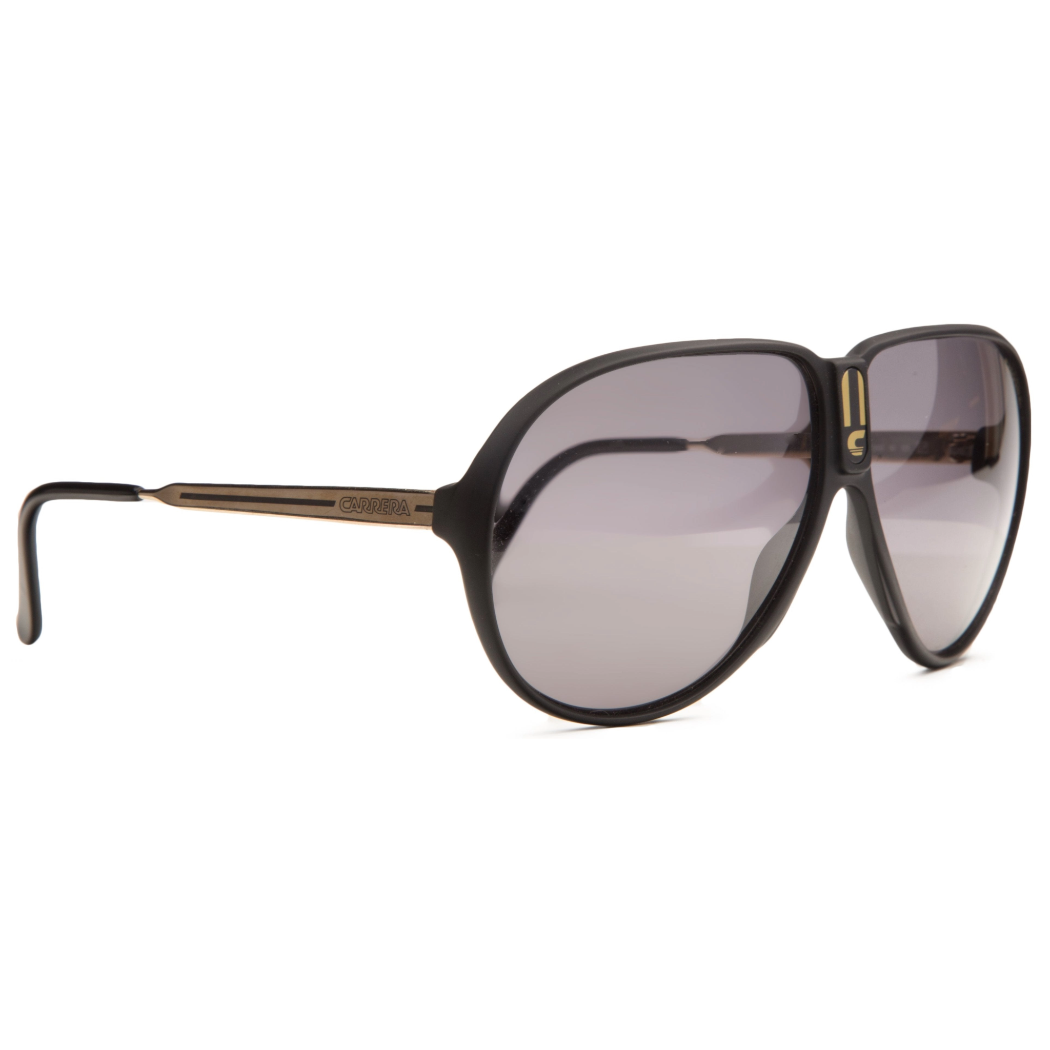 Authentic Carrera Aviator 5592 sunglasses in superb condition, never before worn or sold, with Matte Grey frame and Black Smoke lens