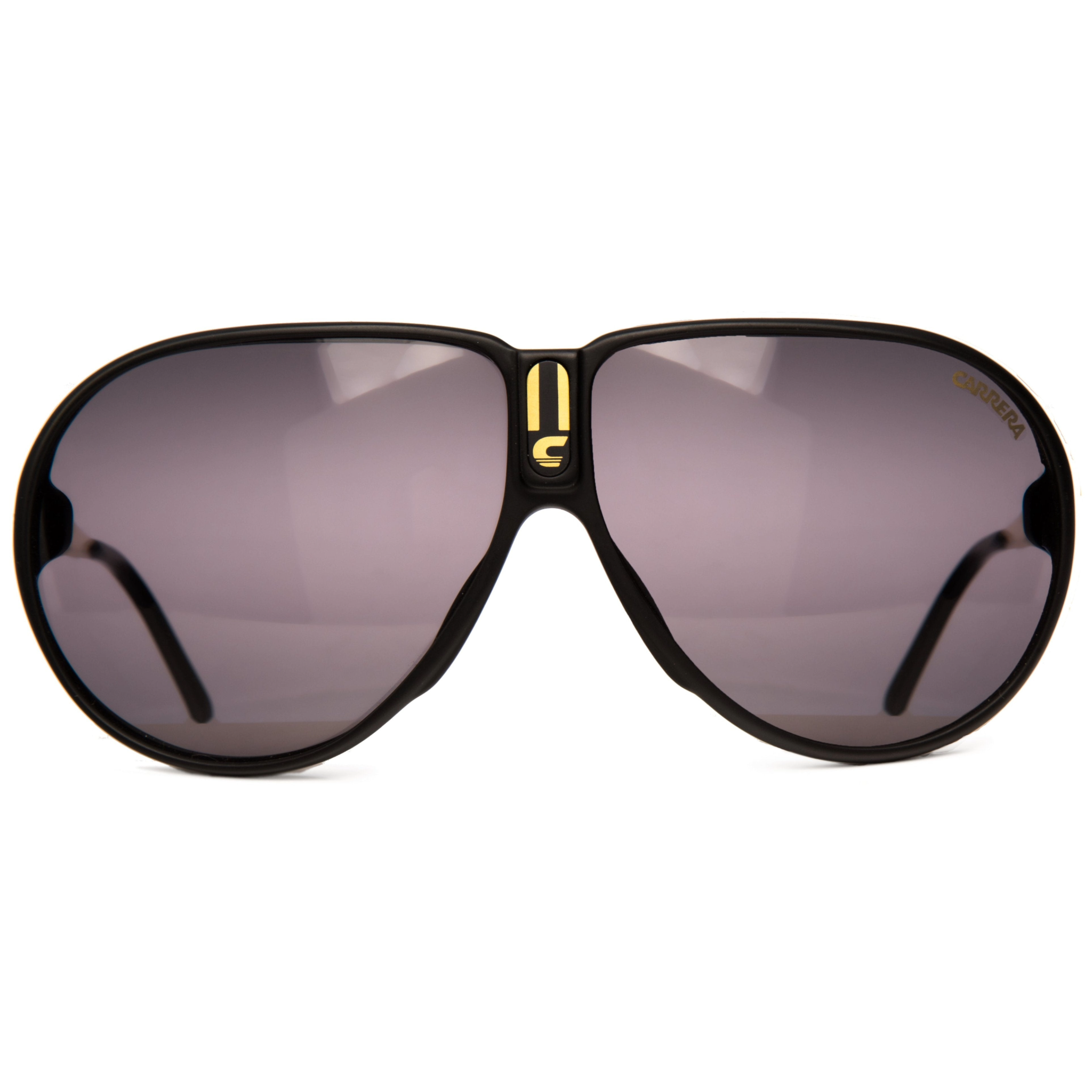 Vintage Carrera Aviator 5592 sunglasses in Matte Grey frame and Black Smoke lens, with 100% UV protection for gentlemen