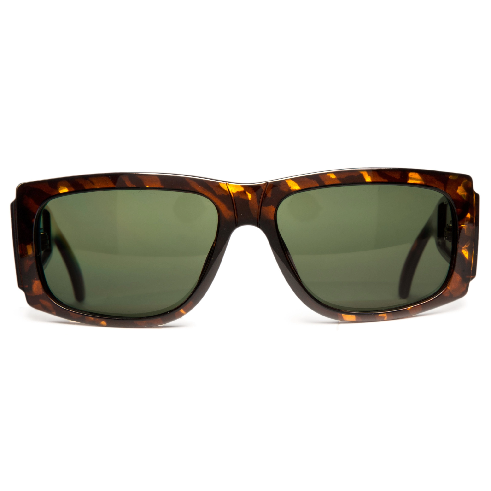 Vintage tortoiseshell Playboy Flat Brow 467010 sunglasses with green lenses Perfect for gentlemen Never before worn, 100% UV protection Authentic and original 