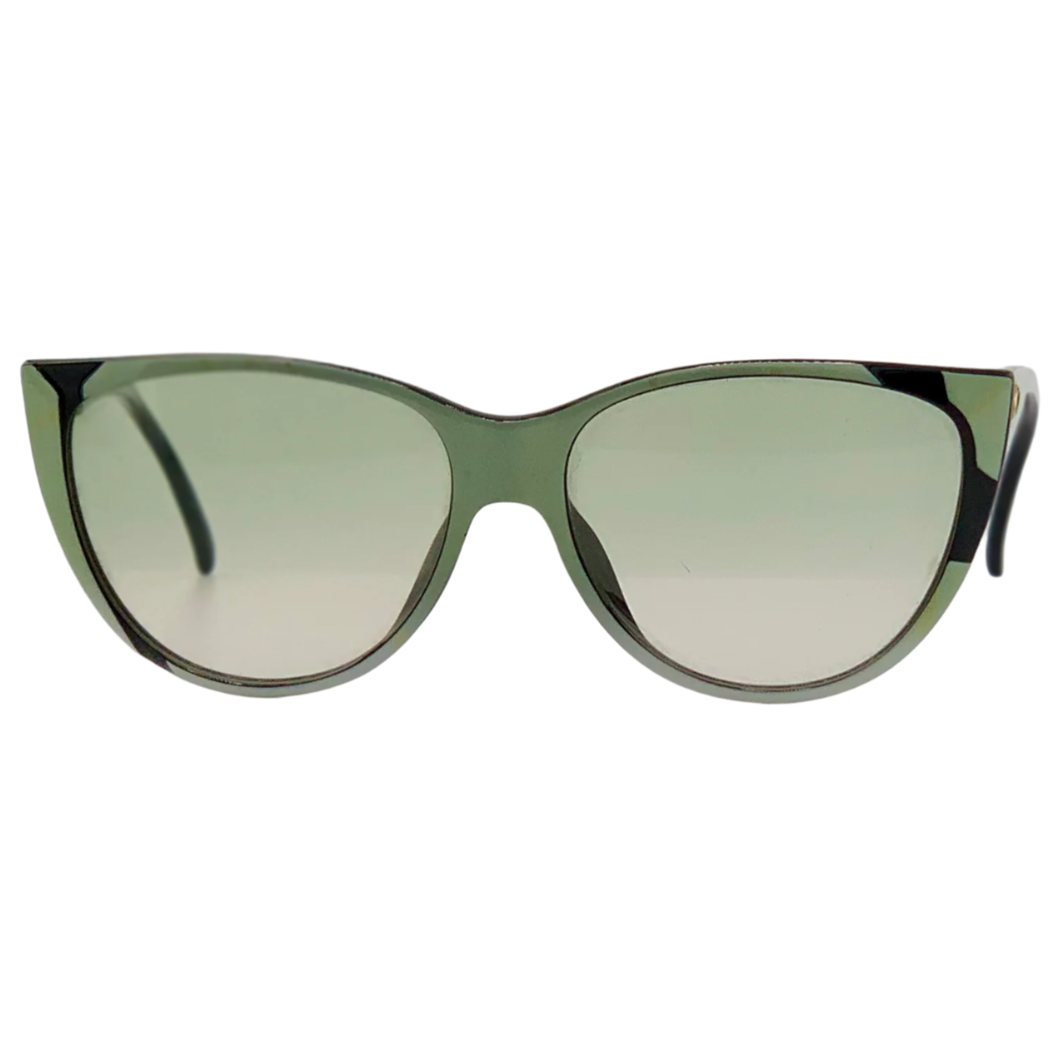 Vintage Christian Dior cat eye sunglasses in green for women