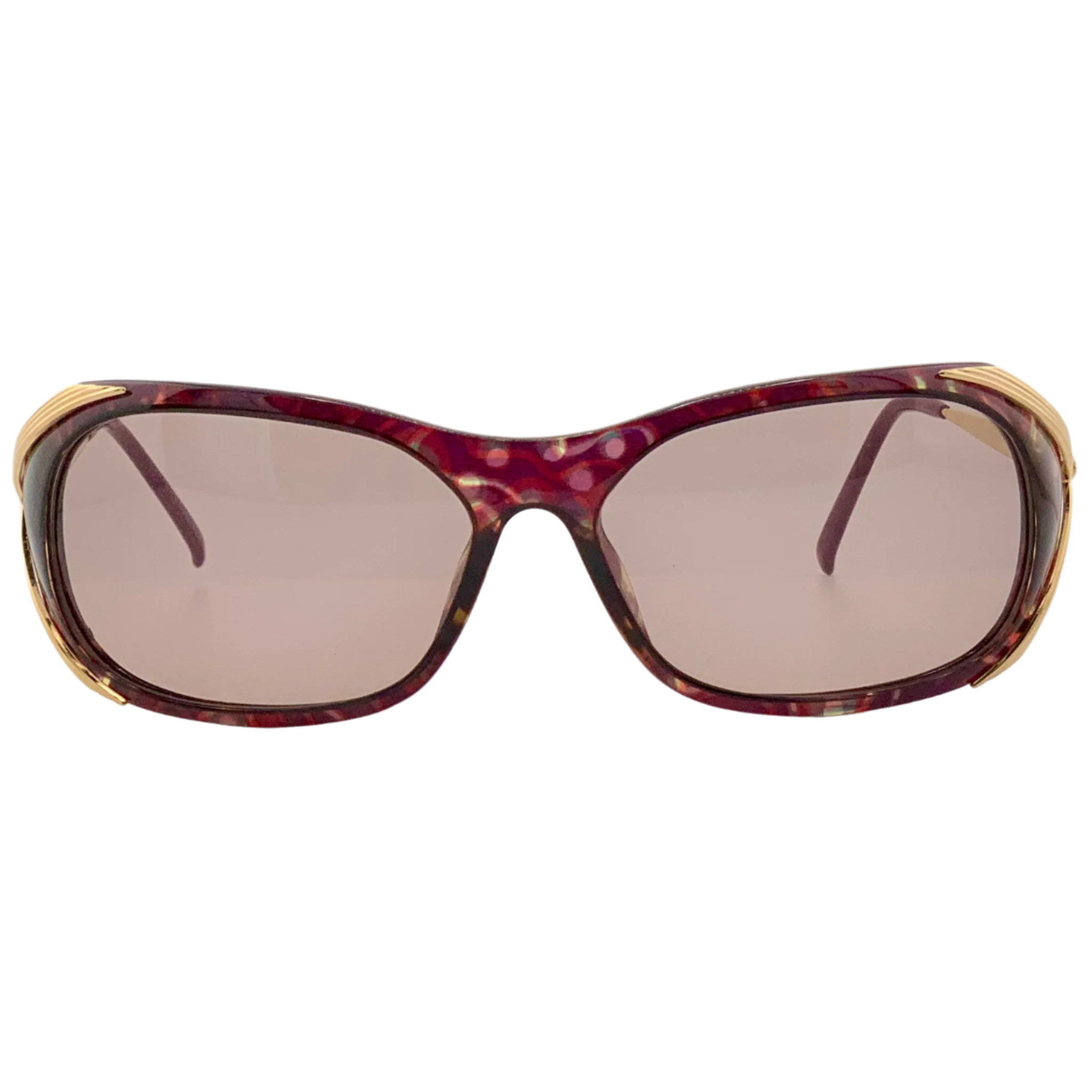 Vintage pink and gold Christian Dior Oval 2610 80 sunglasses for women, made in Germany and in superb condition