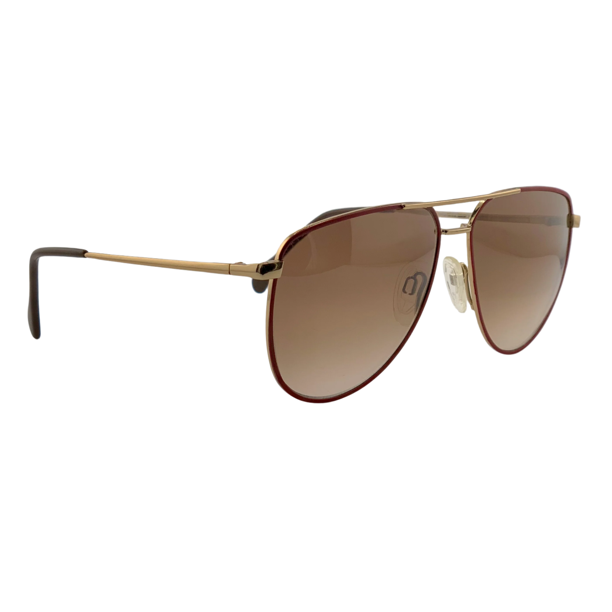 Menrad Aviator 775 sunglasses with gold frames and mirrored lenses