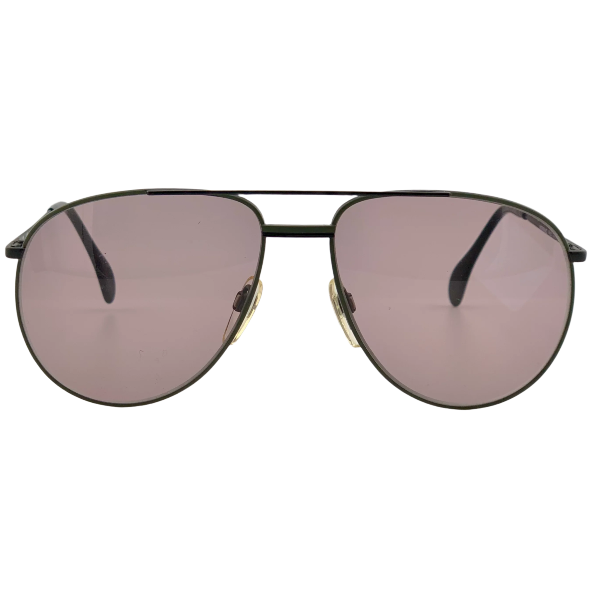 Vintage Menrad aviator sunglasses in black with pink lenses for men and women, made in Germany, never before worn or sold, in superb condition, authentic original 