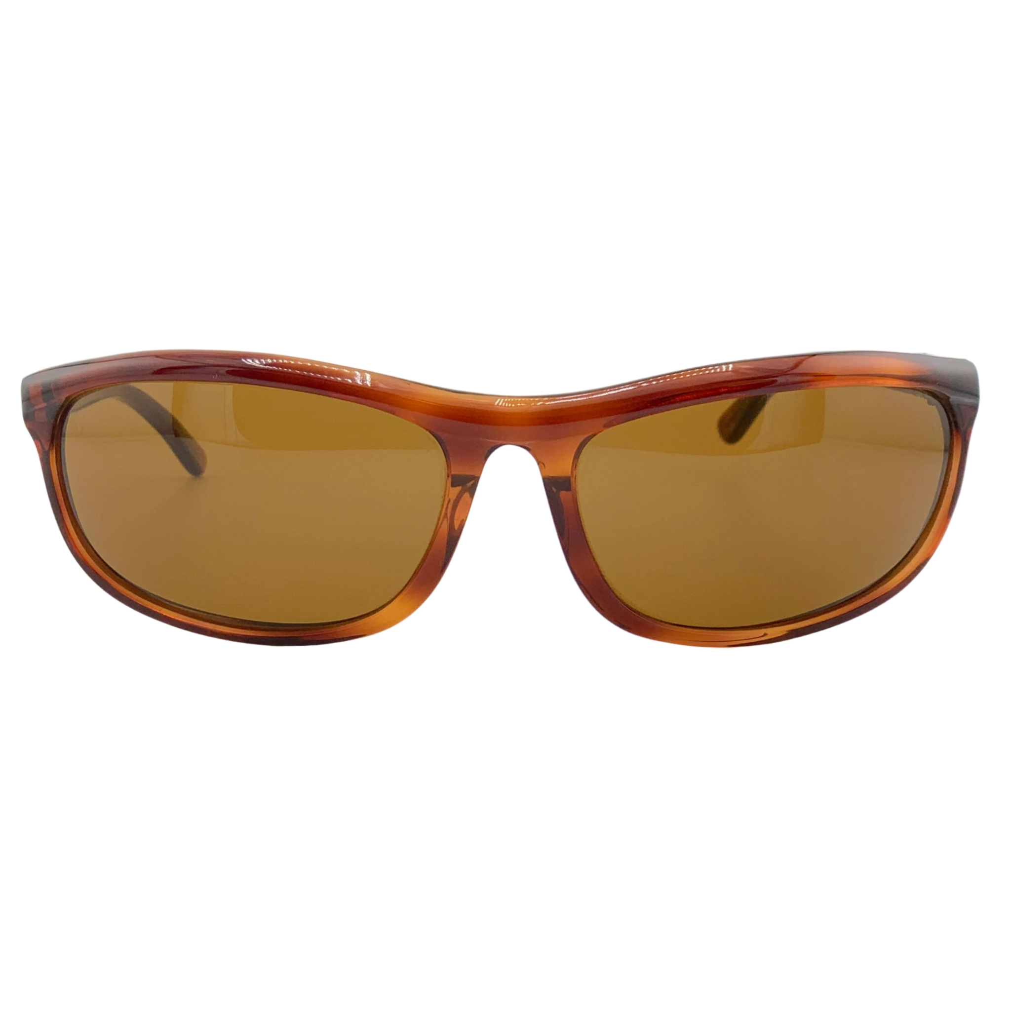 Vintage Persol Oval 58230 sunglasses for men and women in tort frame with brown lenses and 100% UV protection 