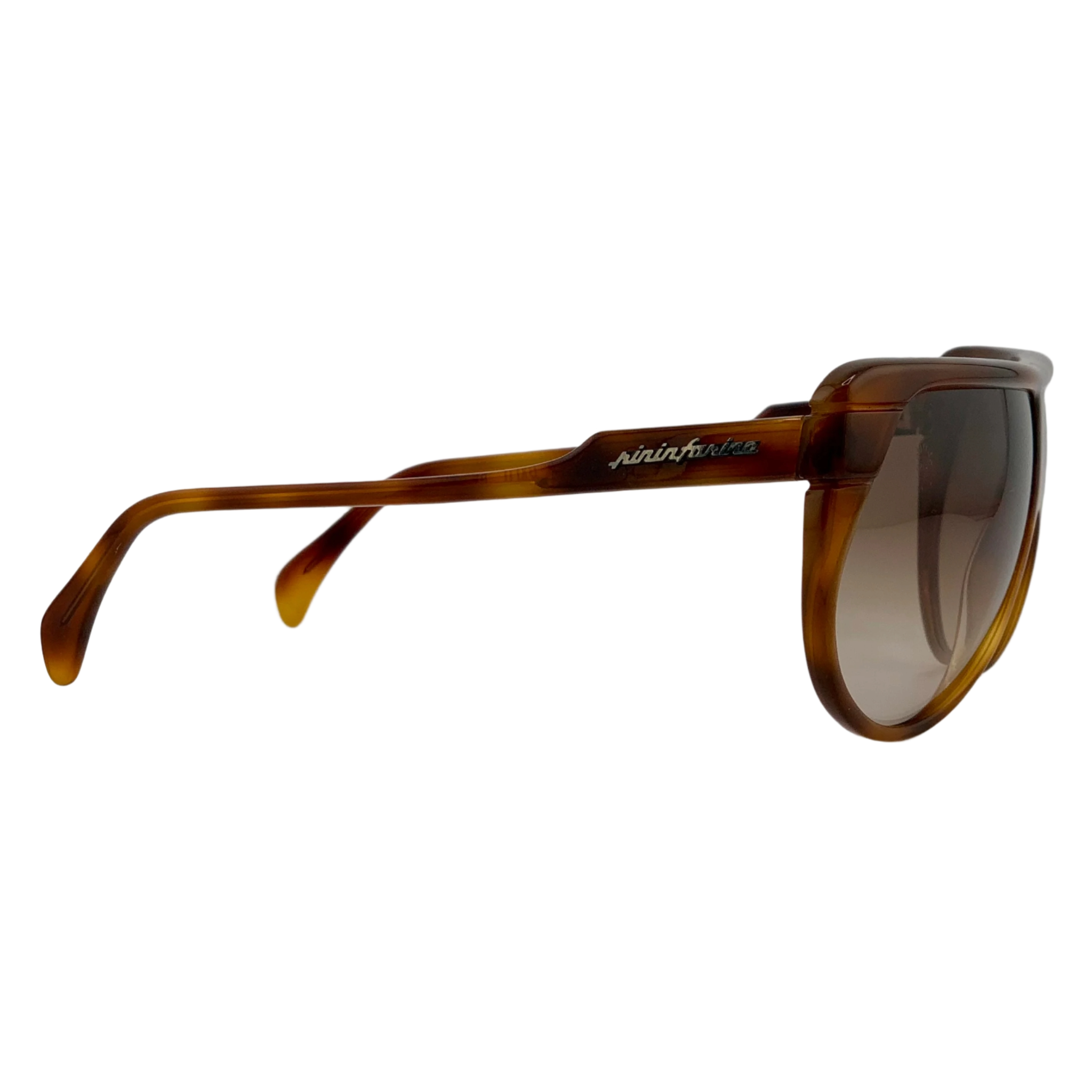 Persol Pininfarina Ratti Flat Brow 811 sunglasses in black with gold accents