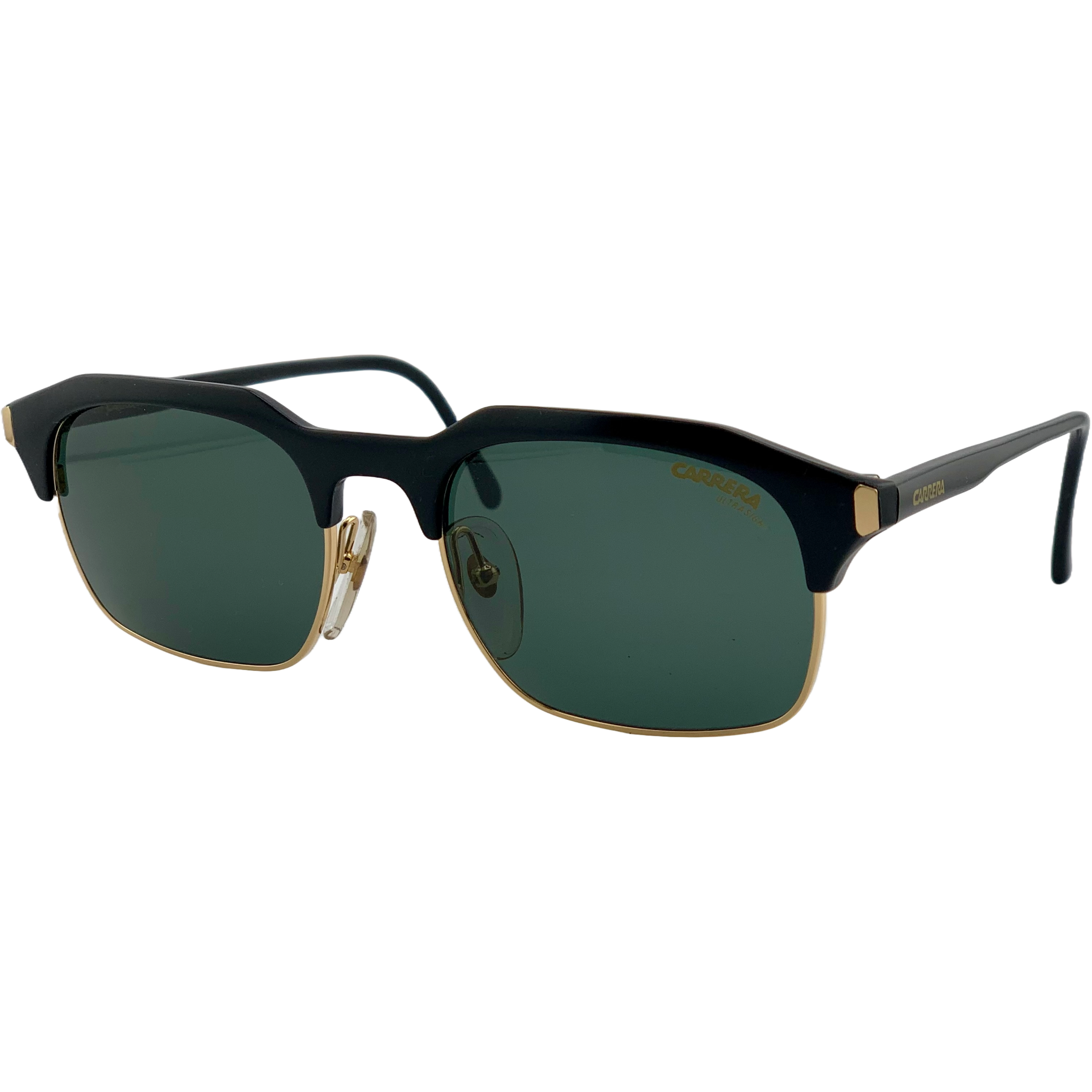 Carrera Clubmaster 5479 90 sunglasses with black frame and blue lenses