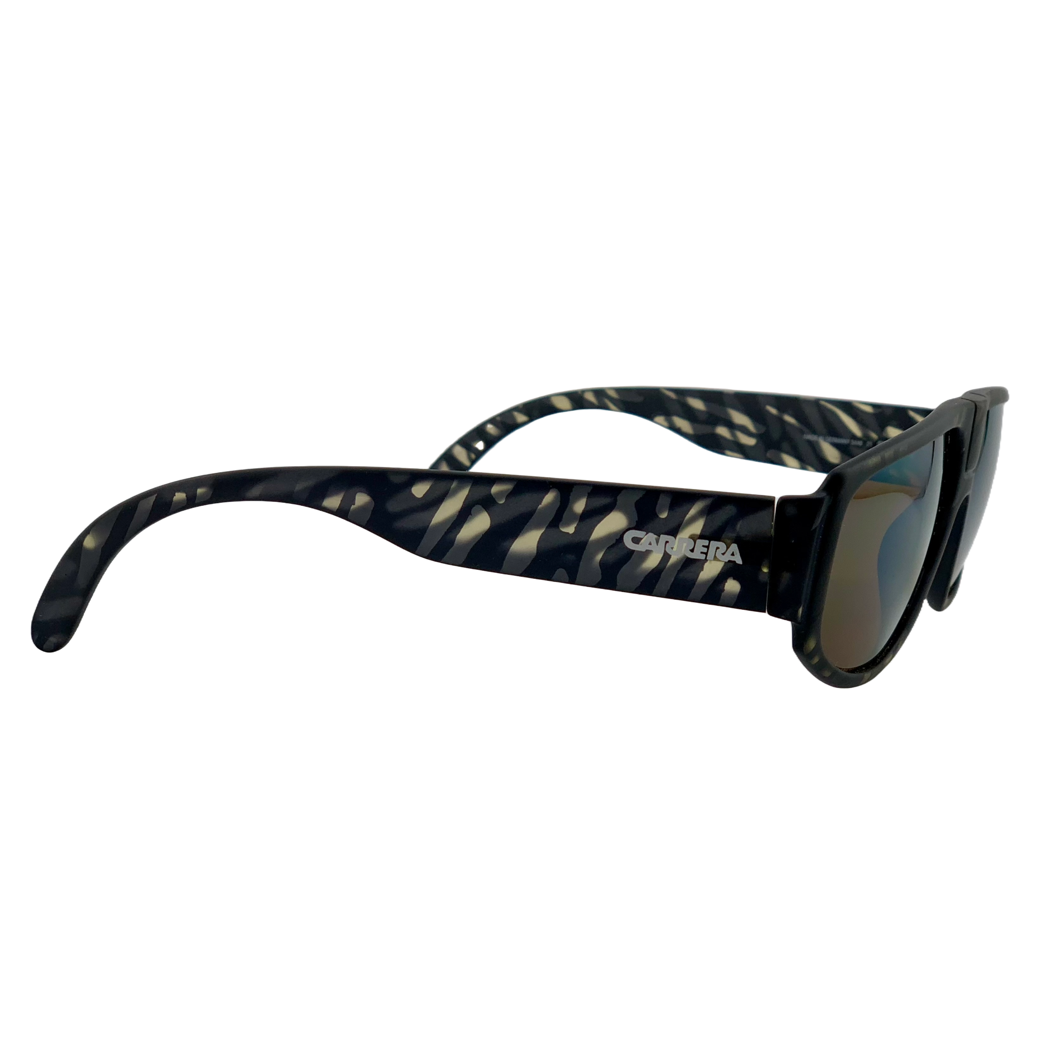 Carrera Visor 5448 21 sunglasses with black frame and mirrored lenses