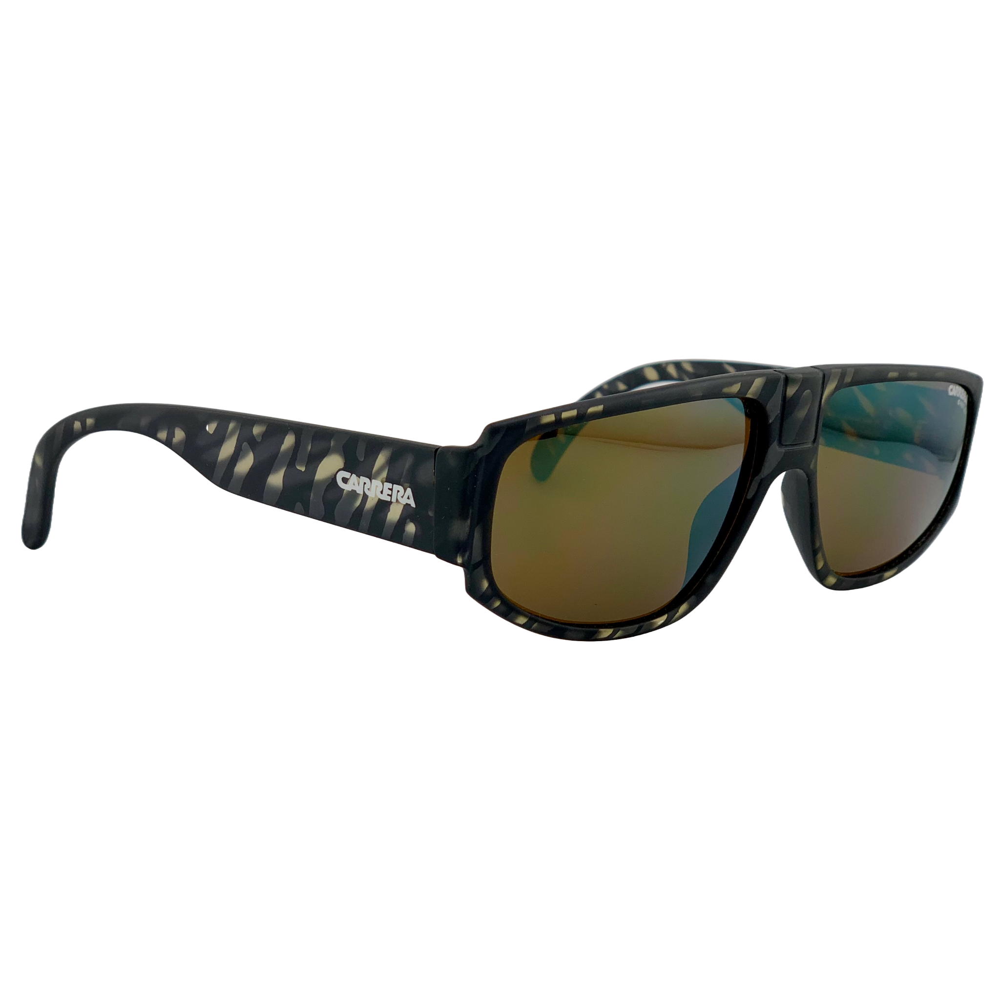 Carrera Visor 5448 21 sunglasses with black frame and polarized lenses