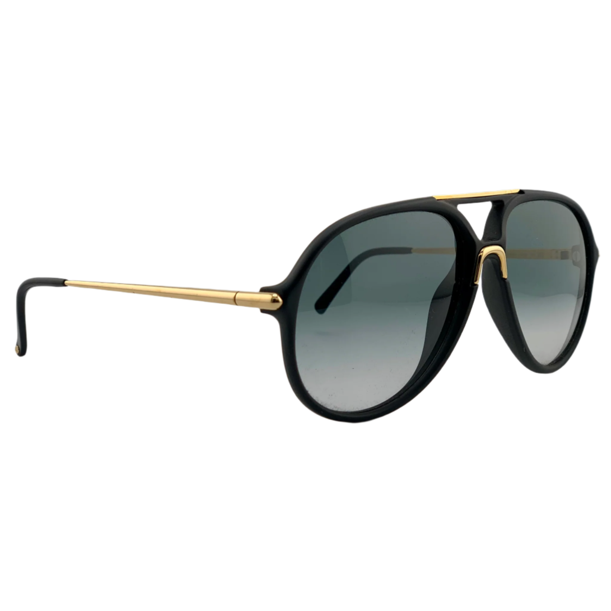 Carrera Aviator 5451 90 sunglasses with black frame and green lenses