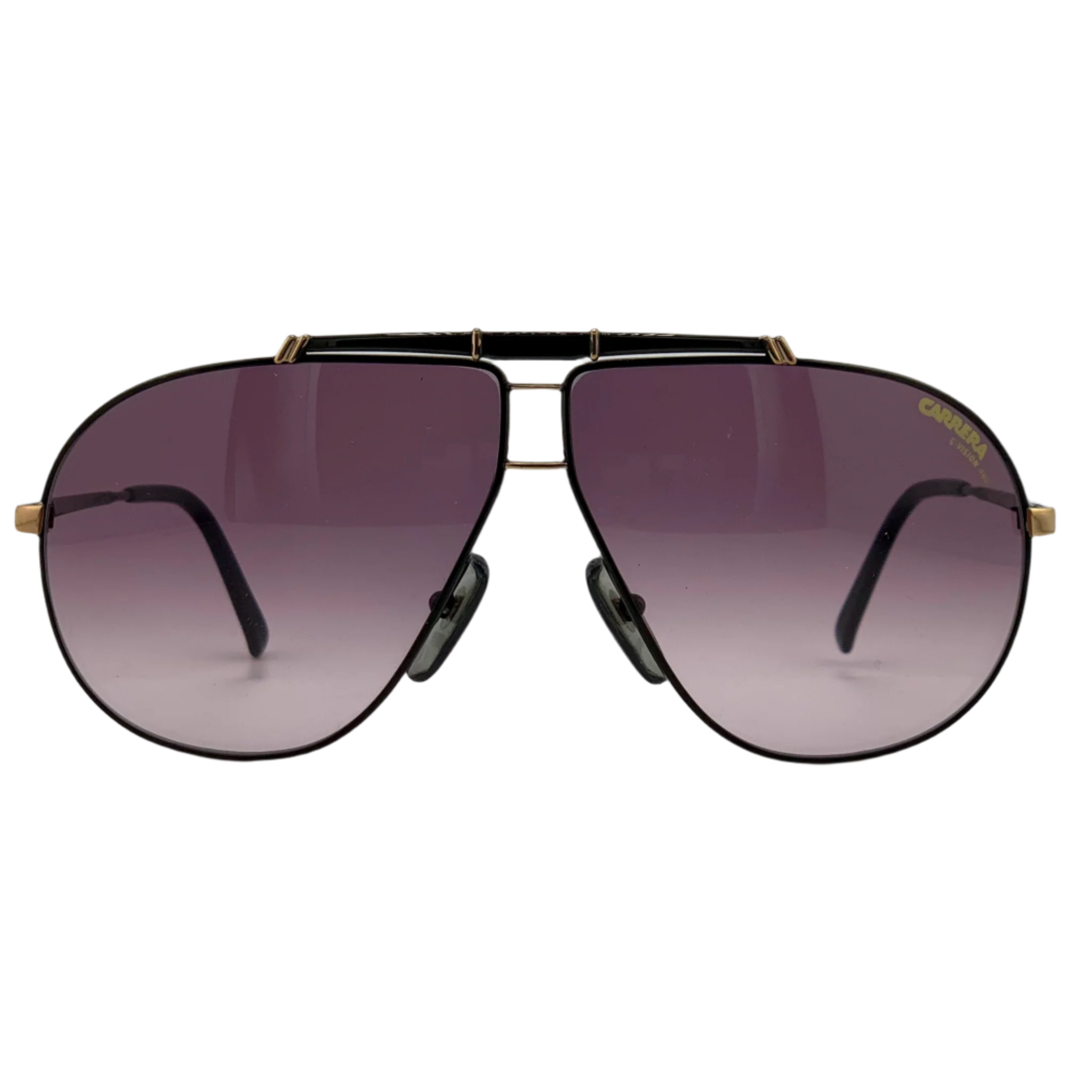 Carrera Aviator 5401 91 sunglasses with black frames and gradient lenses