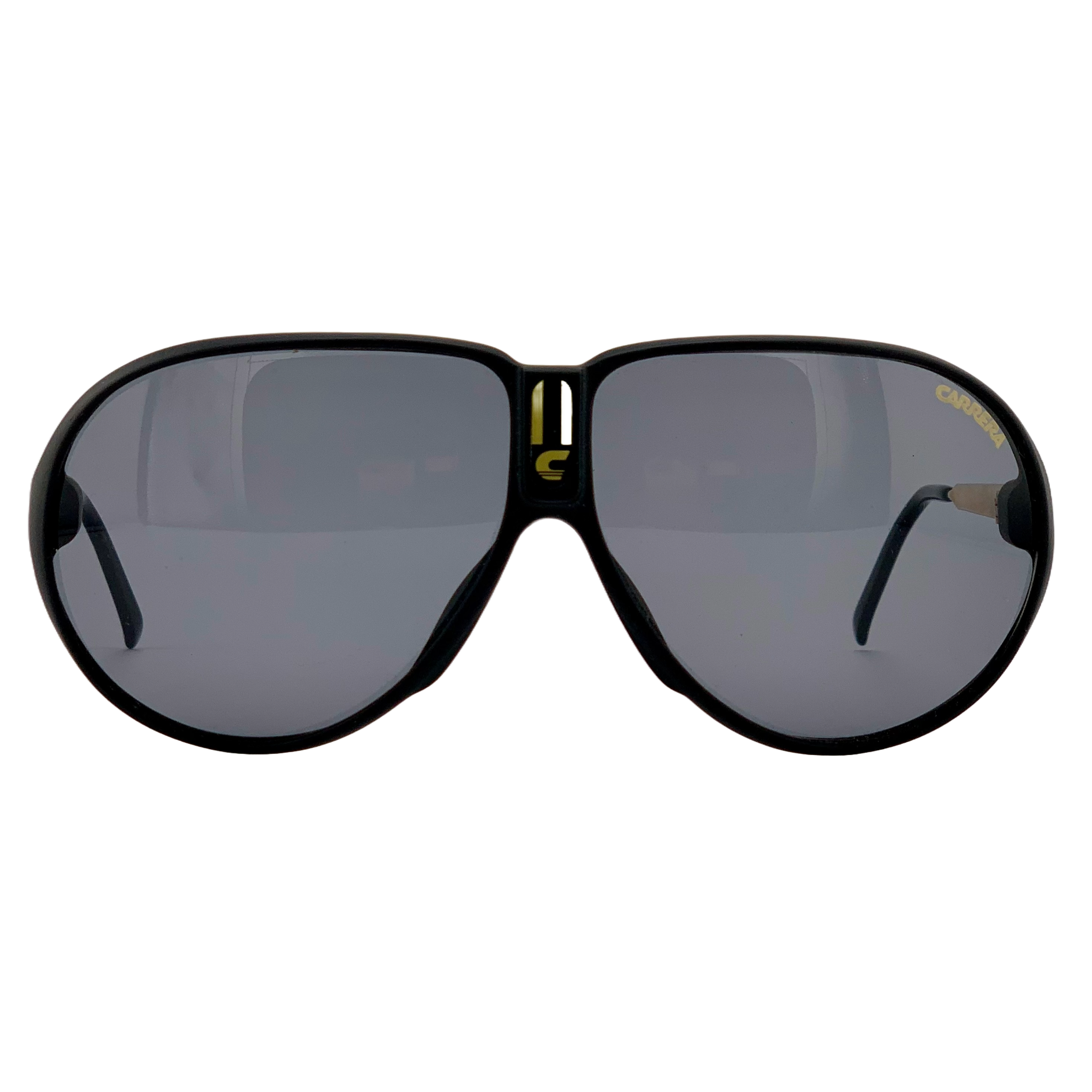 Vintage black Carrera Aviator 5592 90 sunglasses for men and women, made in Germany with grey lenses and 100% UV protection