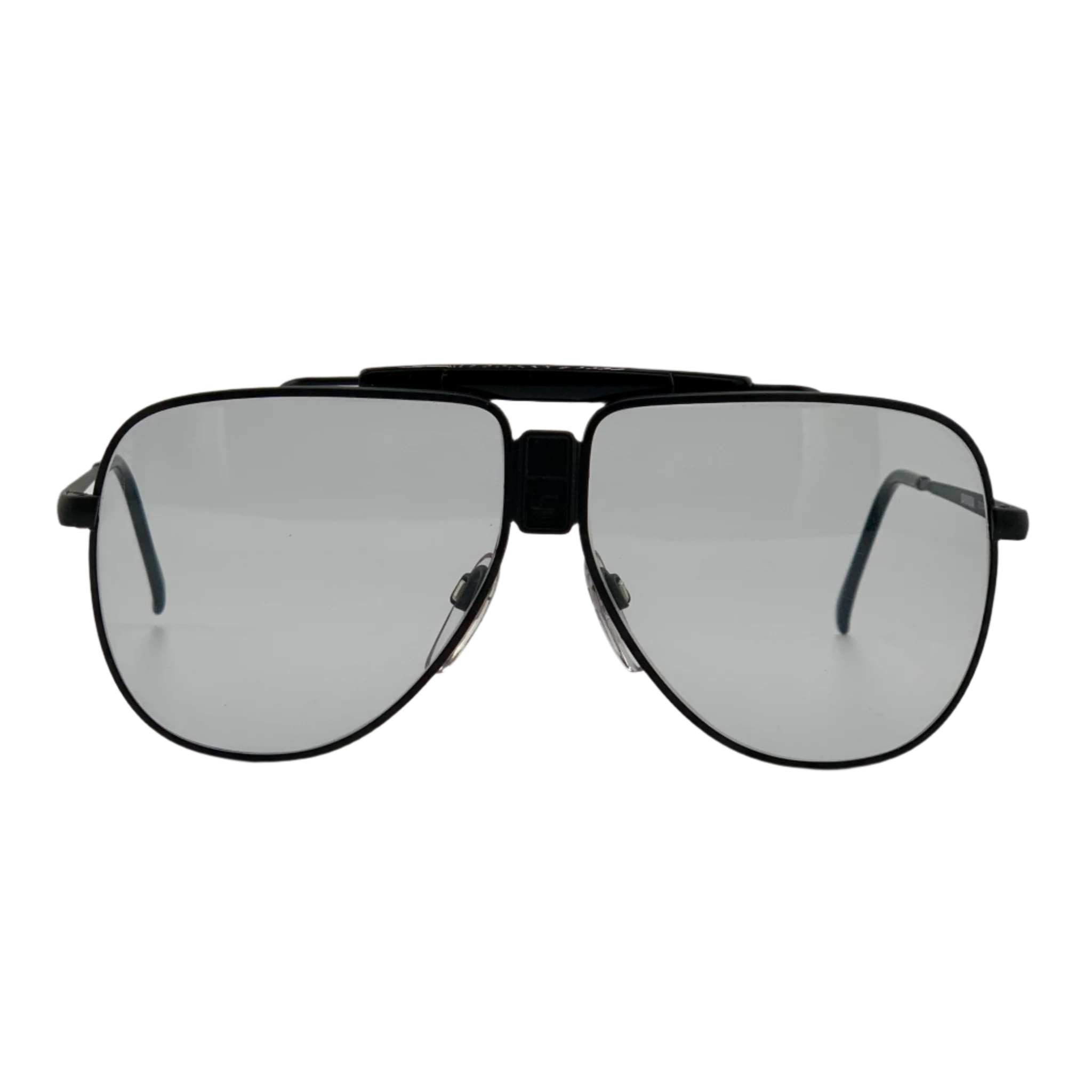 Carrera Aviator 5569 90 sunglasses with black frame and mirrored lenses