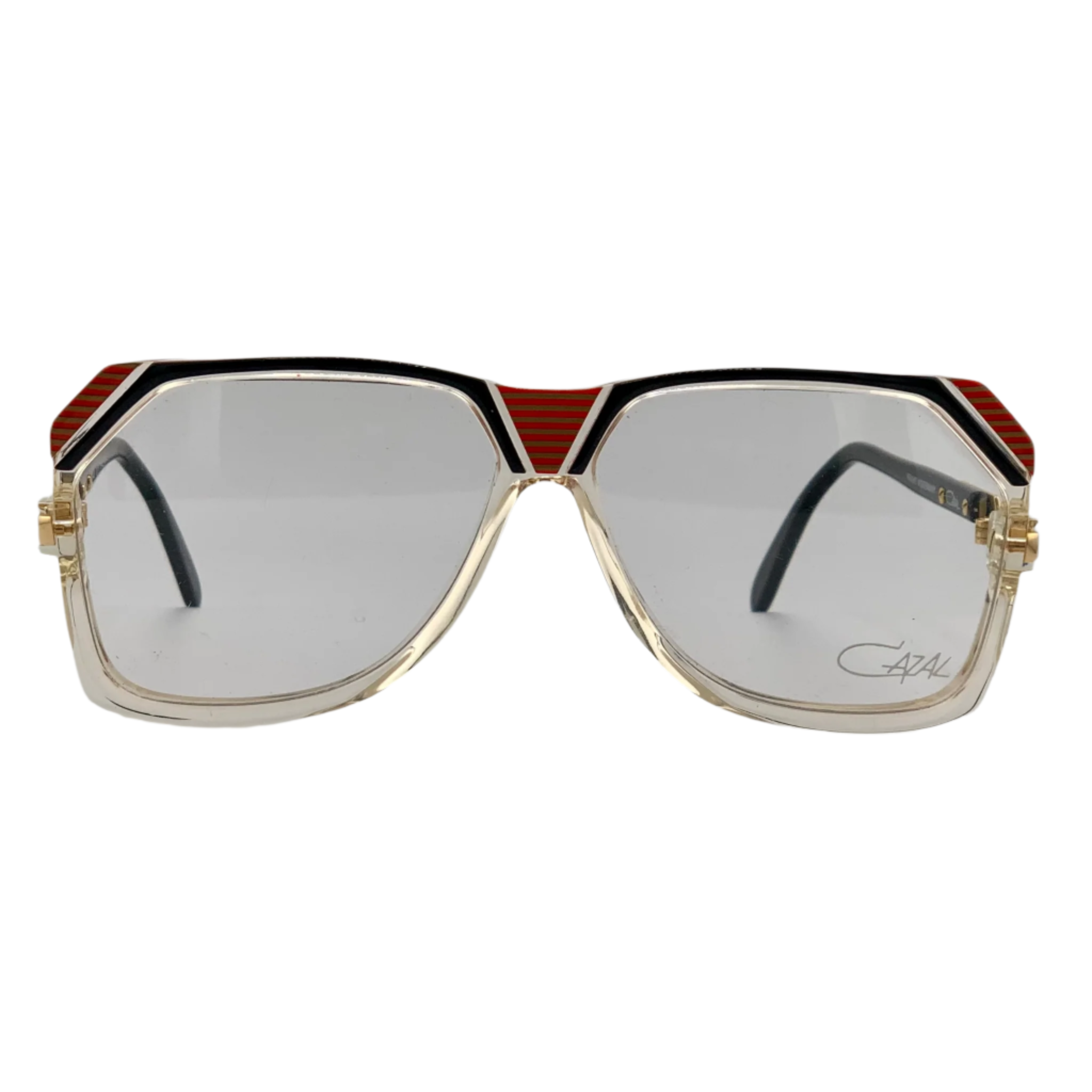 Vintage Cazal Square 186 Crystal Sunglasses for Men and Women