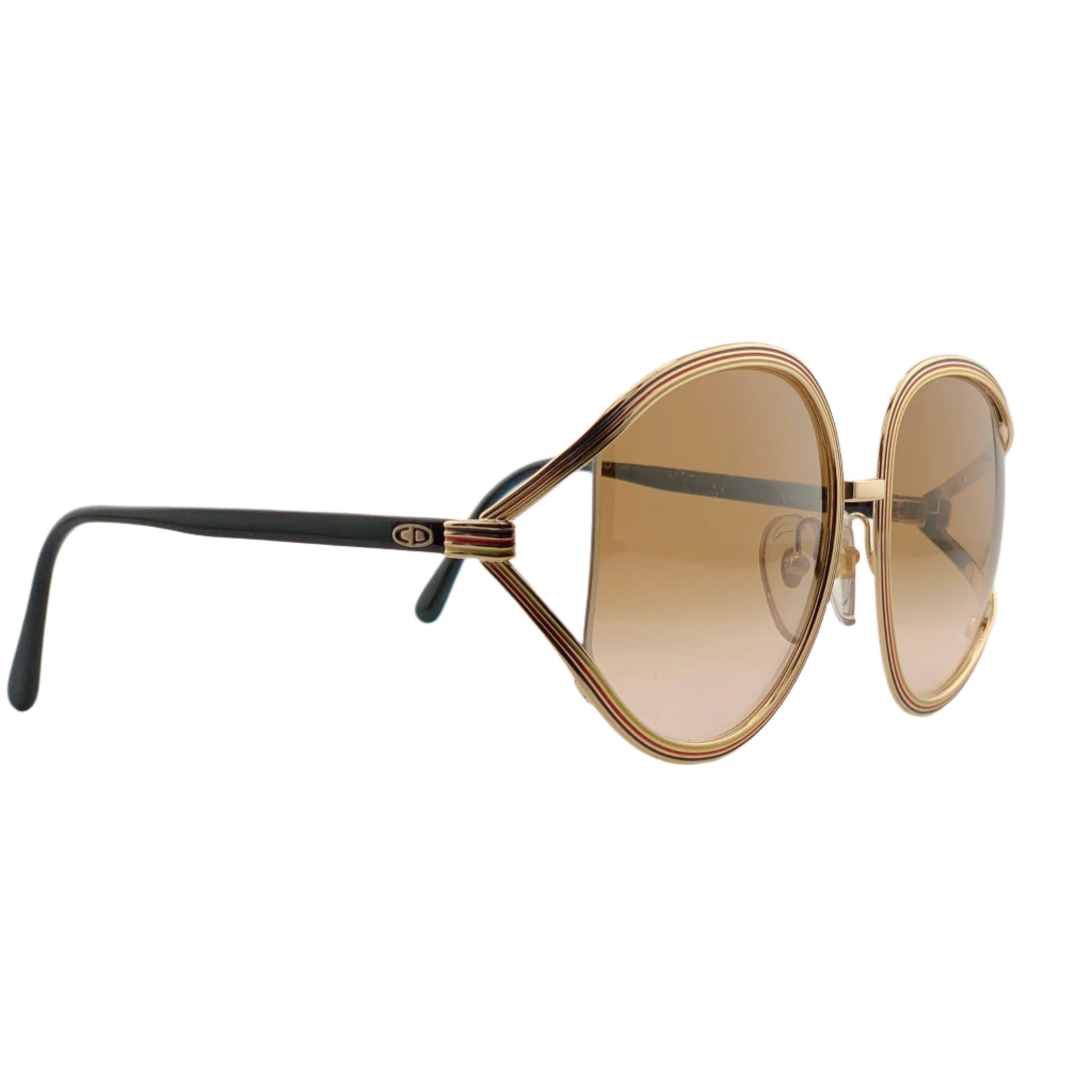 Brown lens Christian Dior Round 2475 44 sunglasses