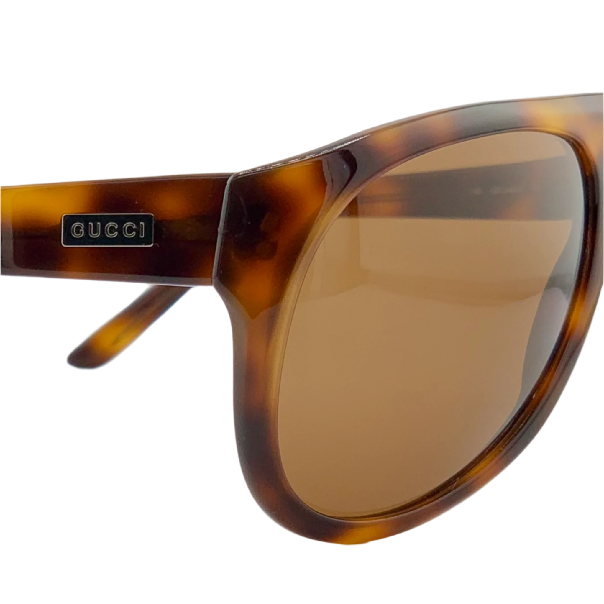 Gucci Aviator 2484/S Sunglasses with Gold Frame and Brown Lenses