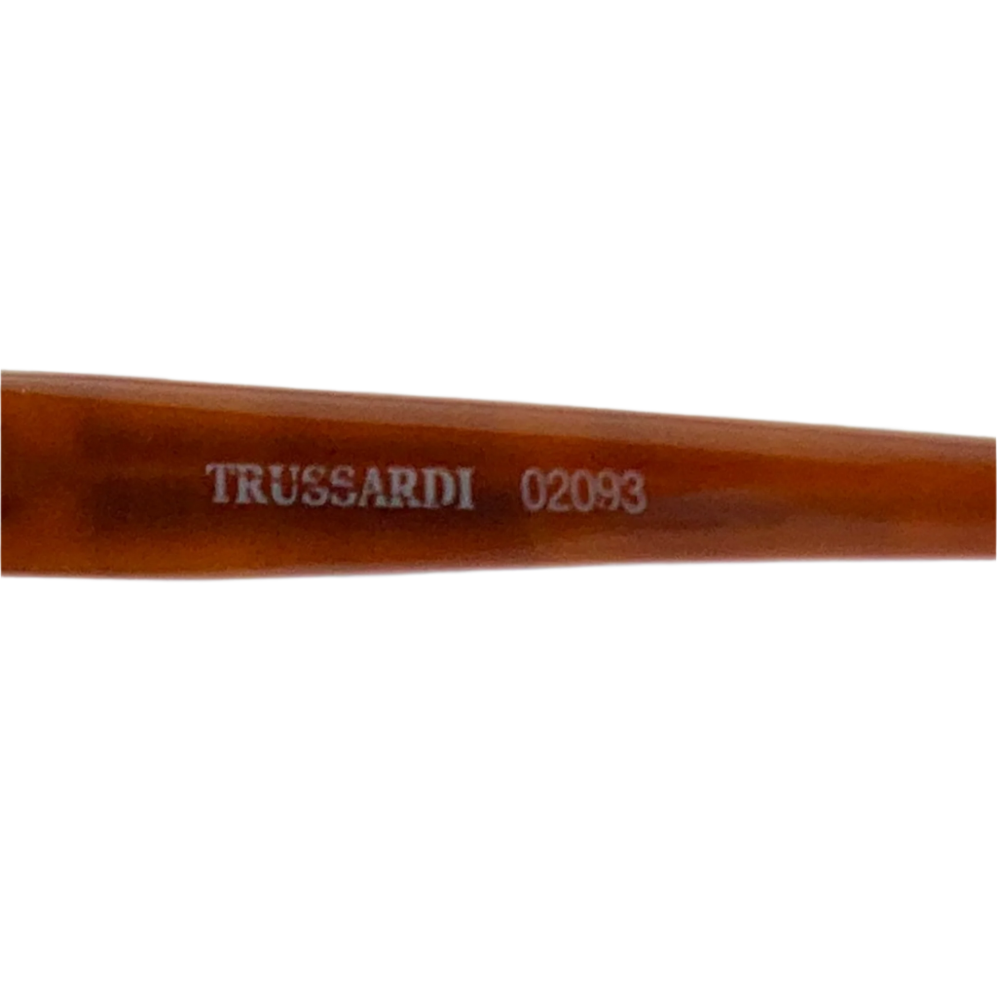  Authentic vintage Trussardi Clubmaster 02093 sunglasses, suitable for both men and women Made in Italy with a brown/gold frame and brown lenses, in pristine condition, never before worn or sold