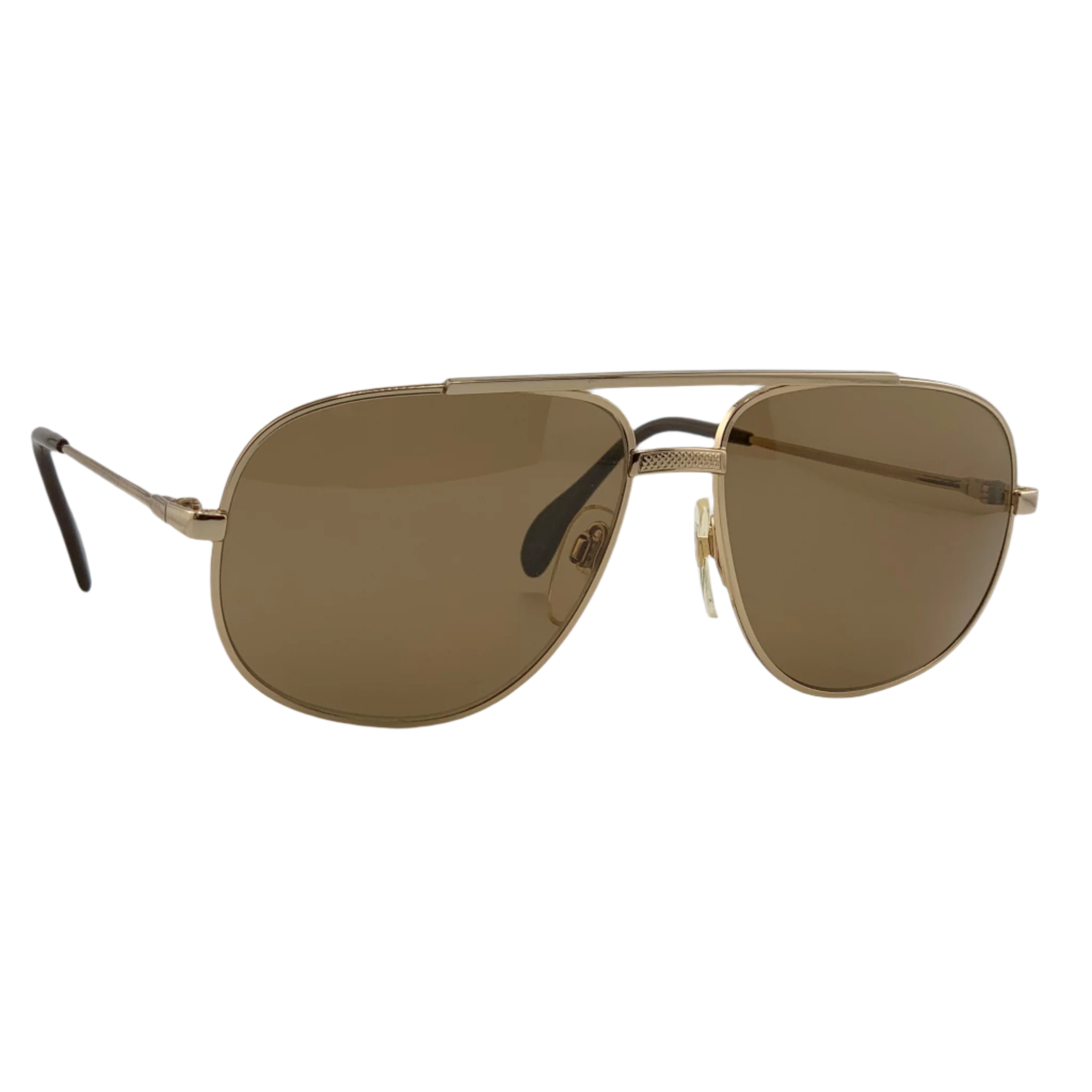 Menrad Aviator 733 60 Sunglasses with Brown Lenses