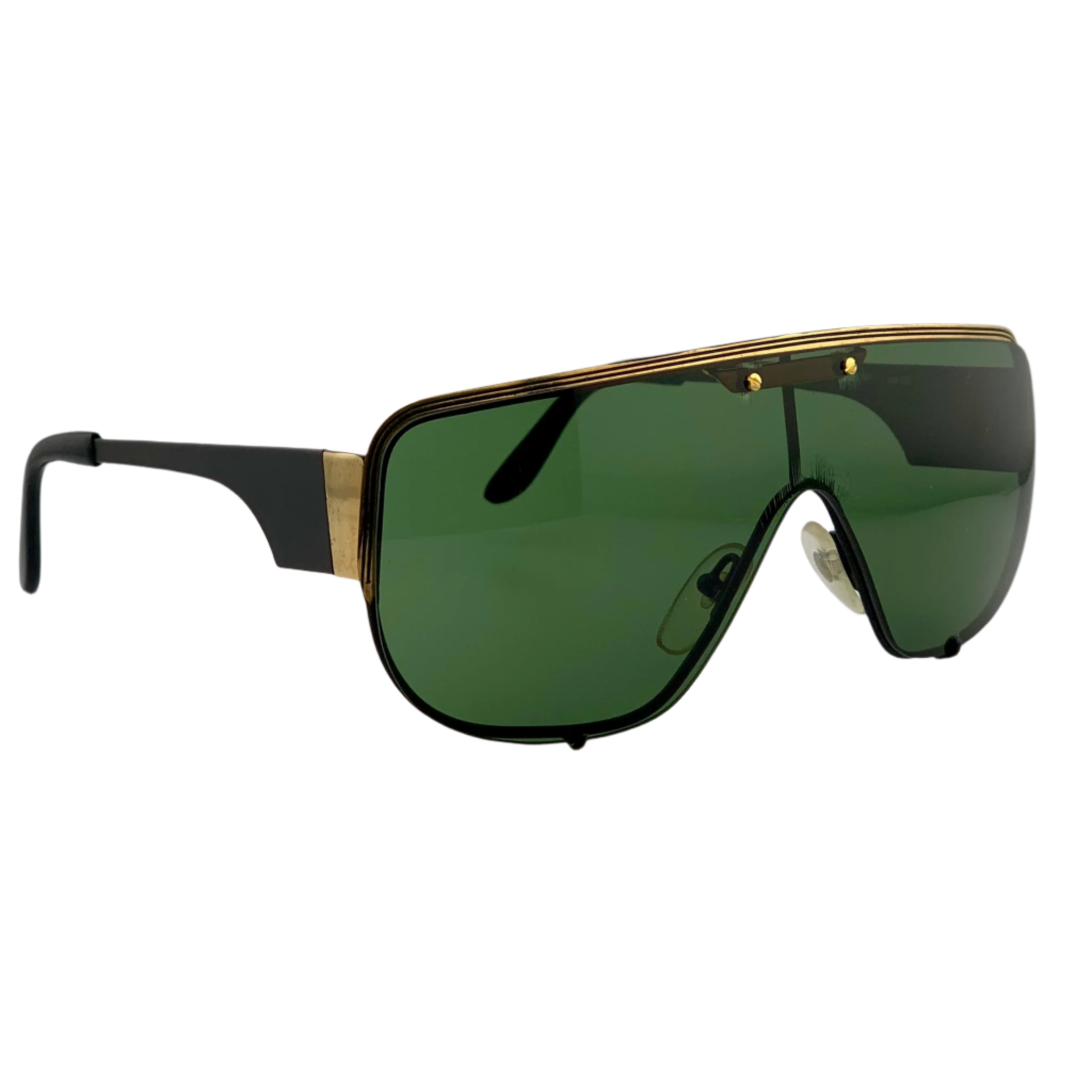 Green Lens Diane Von Furstenberg Square Sunglasses Made in Italy