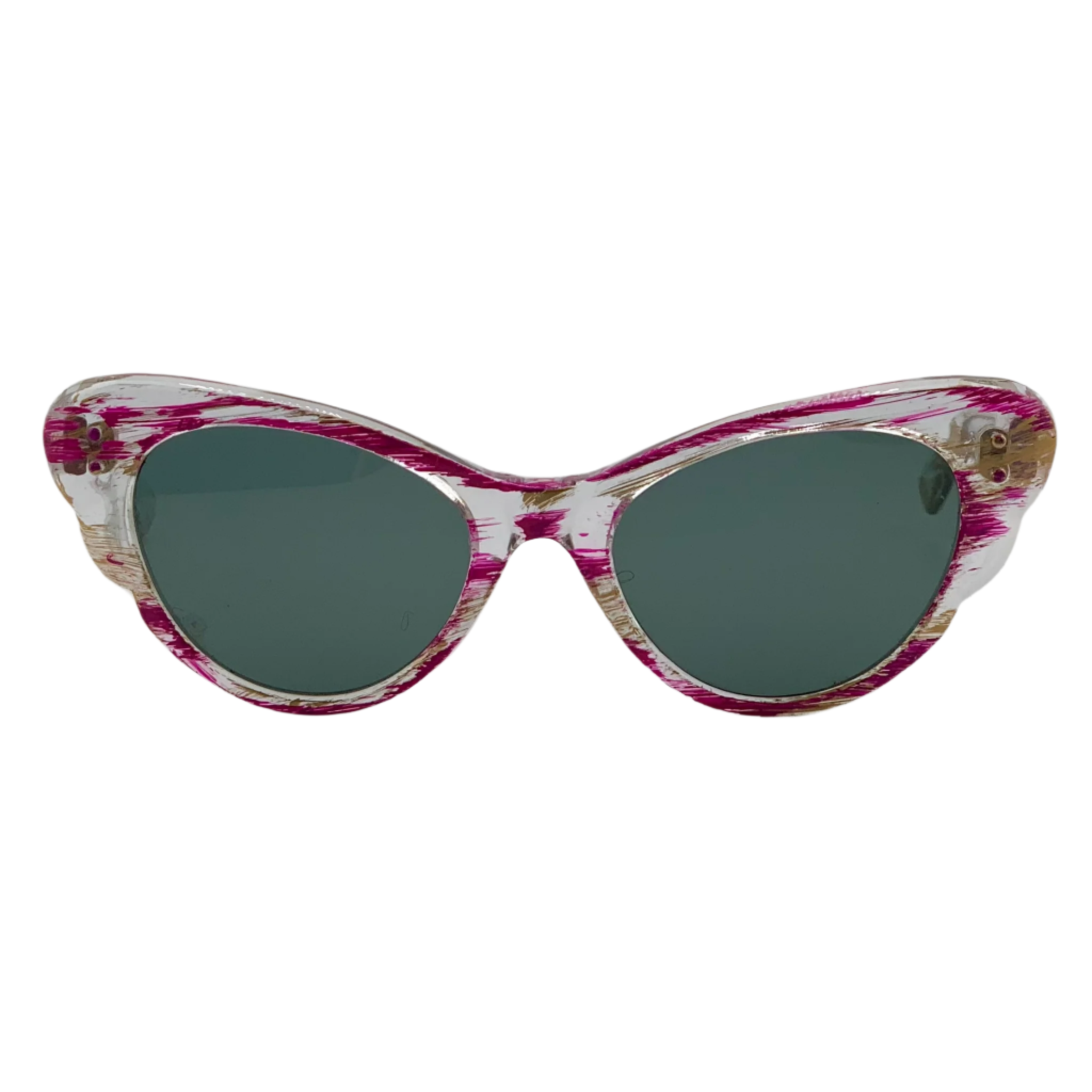 Vintage-white-pink-Linda-Farrow-Cat-Eye-sunglasses-for-men-and-women