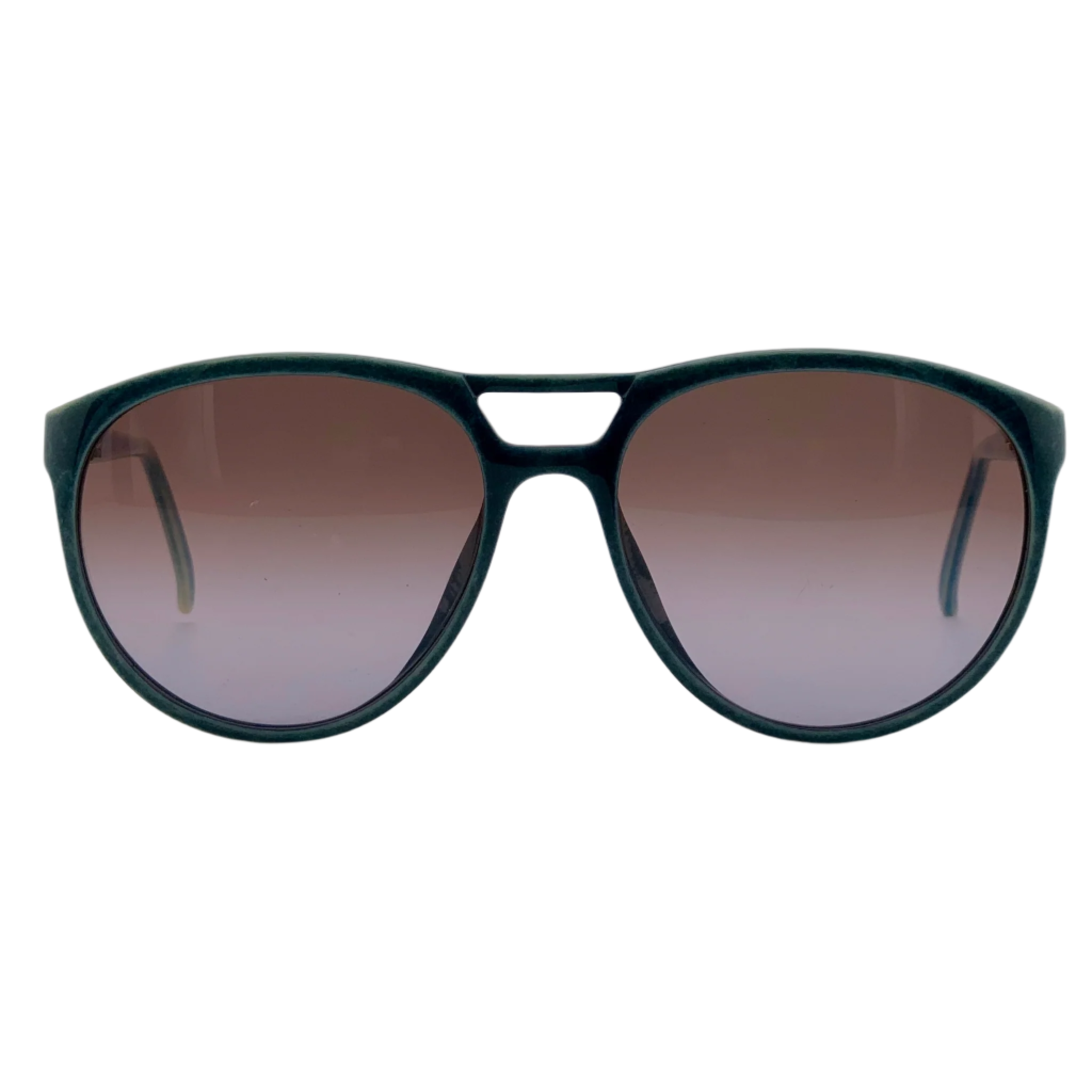 Close-up of TERRI BROGAN ROUND 8681 50 sunglasses in sleek black design