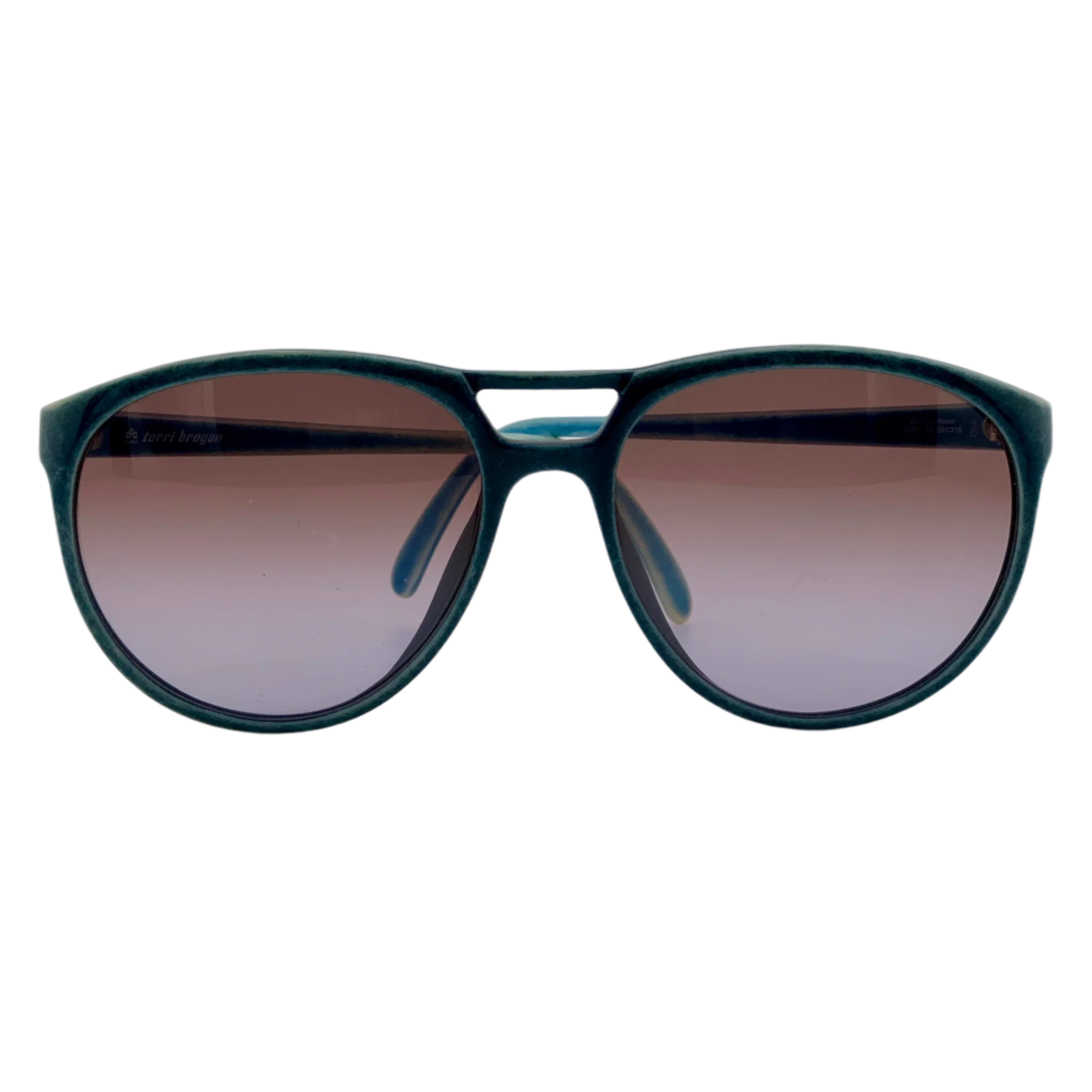 Stylish and modern TERRI BROGAN ROUND 8681 50 sunglasses in black