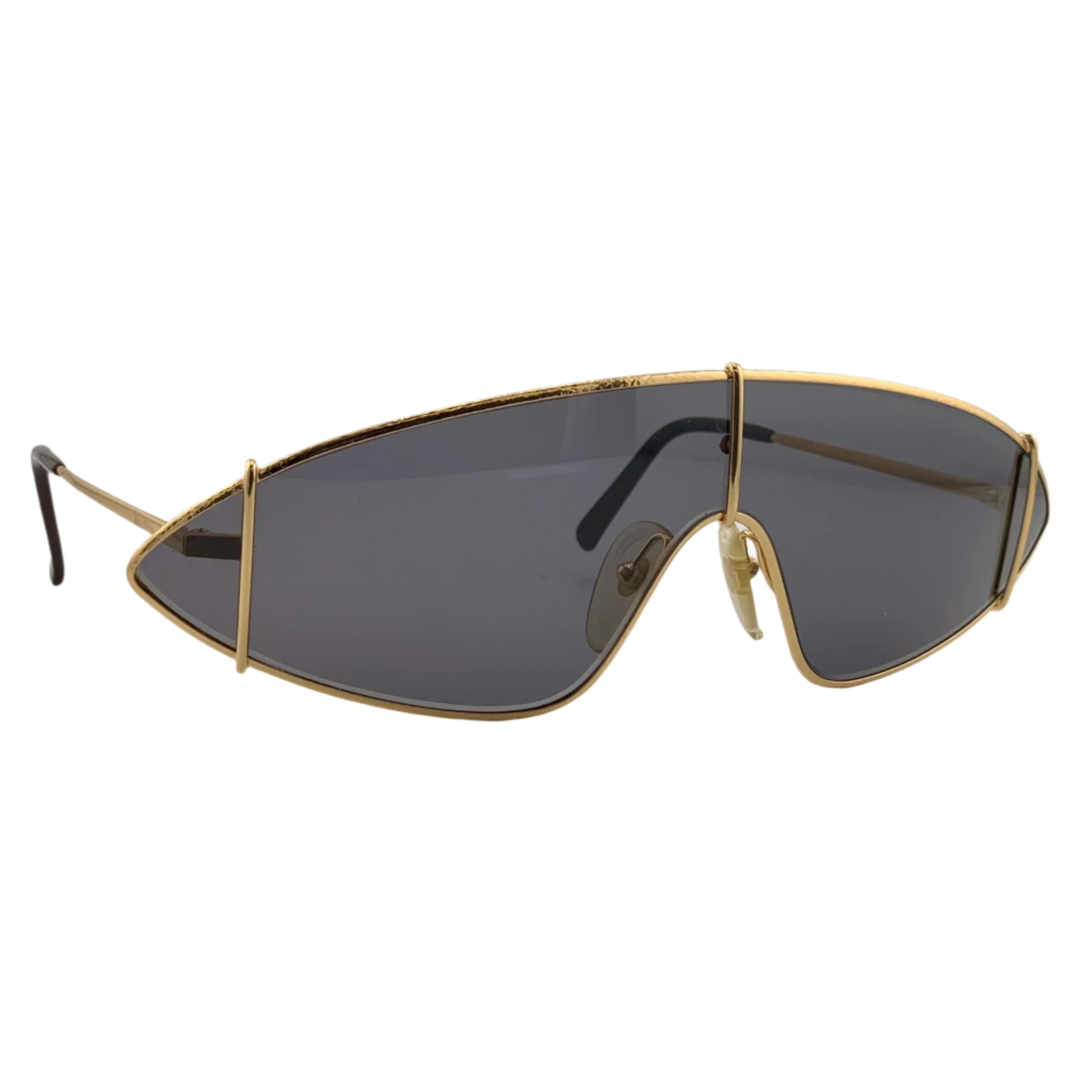 Paloma Picasso Visor 3728 40 sunglasses with black frame and tinted lenses