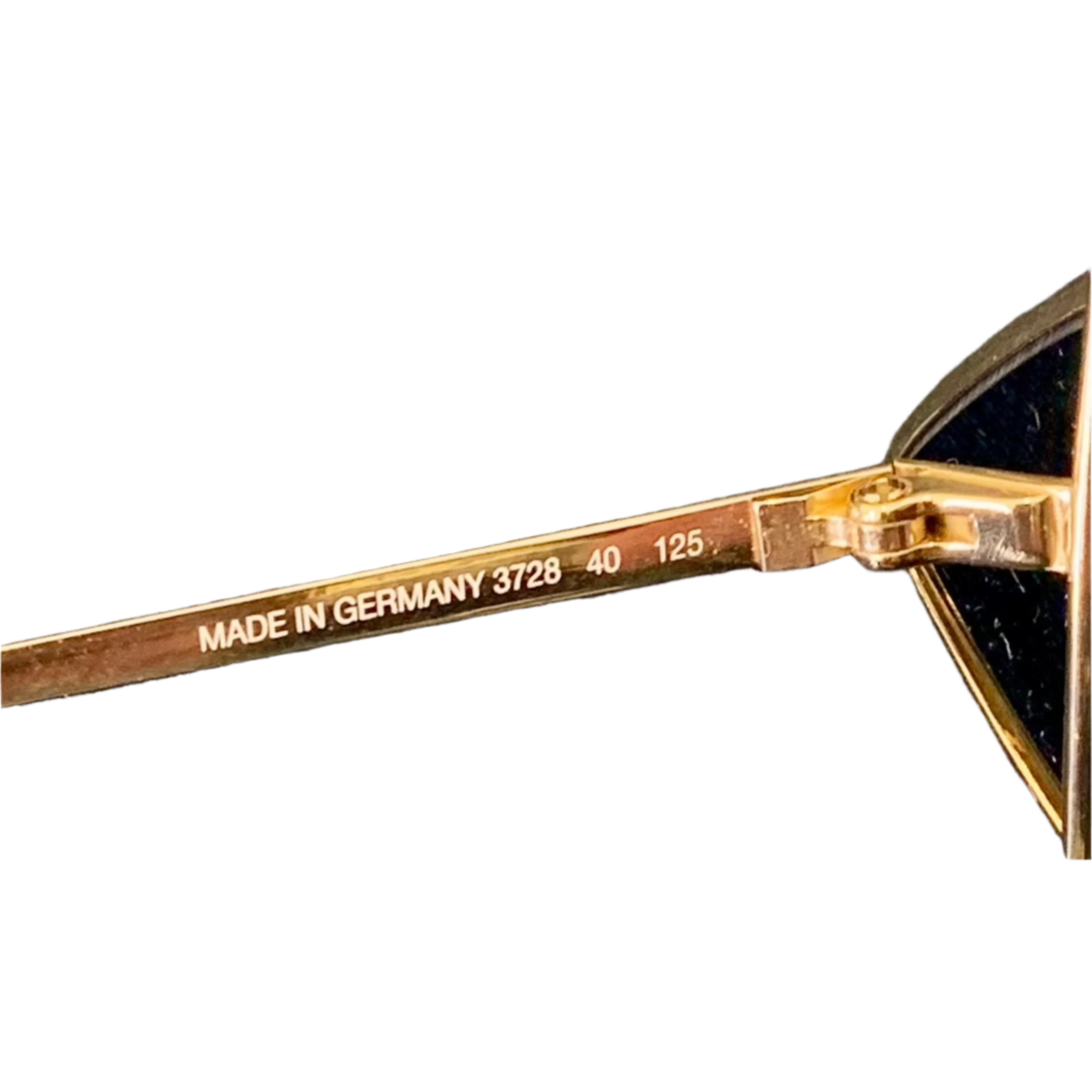 Black PALOMA PICASSO VISOR 3728 40 sunglasses with gold accents