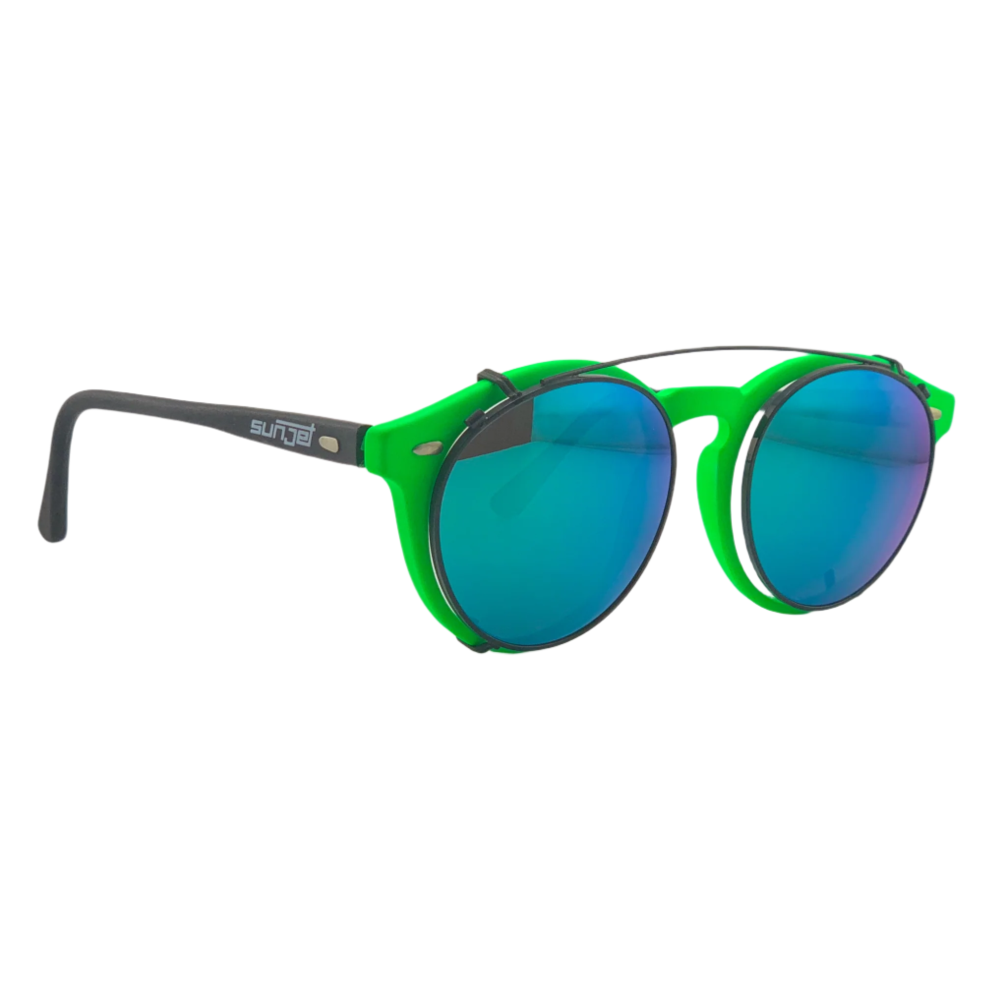 CARRERA AVIATOR 5256 60 sunglasses with black frame and green lenses