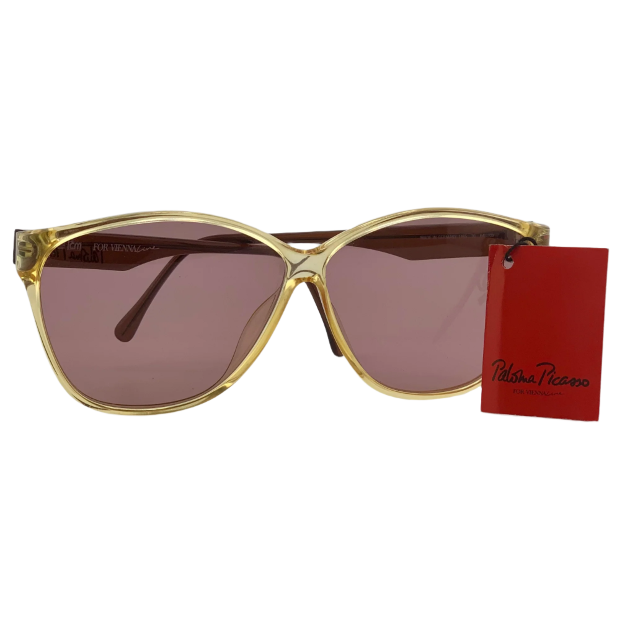 Paloma Picasso Square 1465 70 sunglasses with black frame and gradient lenses