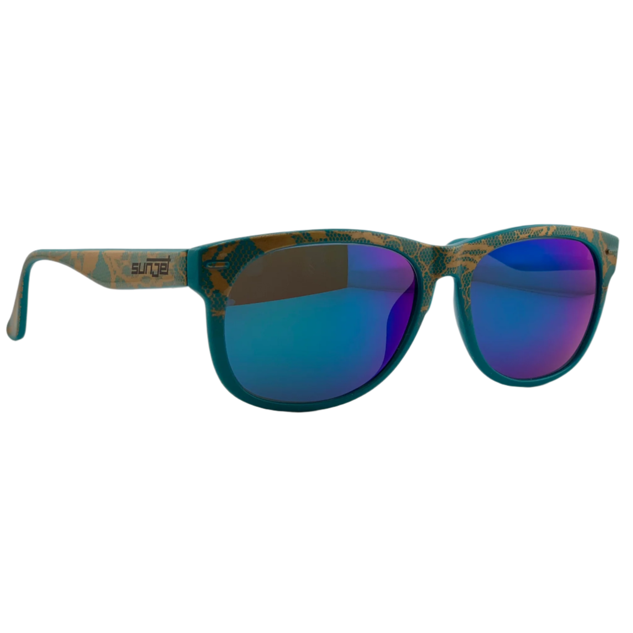 CARRERA WAYFARER 5244 64 Sunglasses in Black with Blue Mirrored Lenses