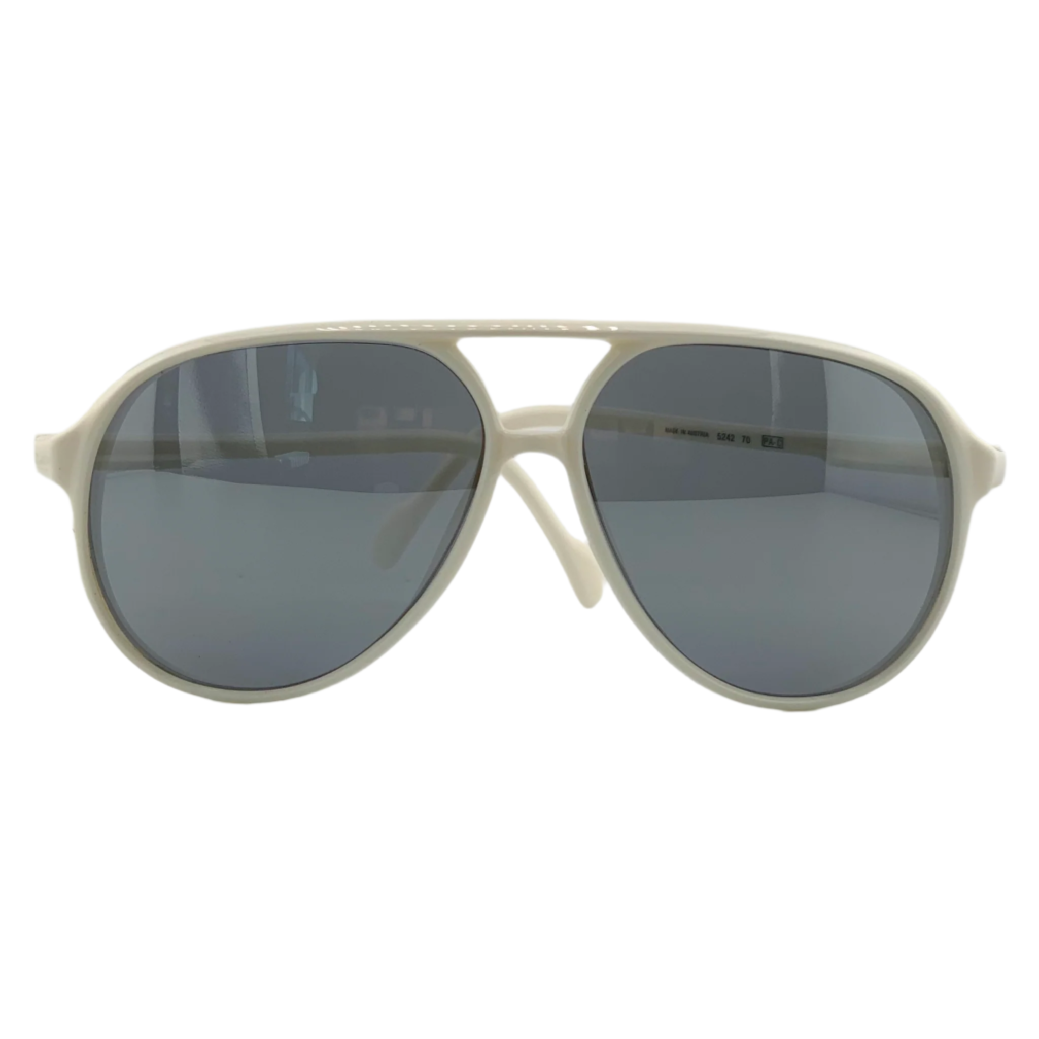  Authentic Carrera Aviator sunglasses in white frame and grey lens from Austria