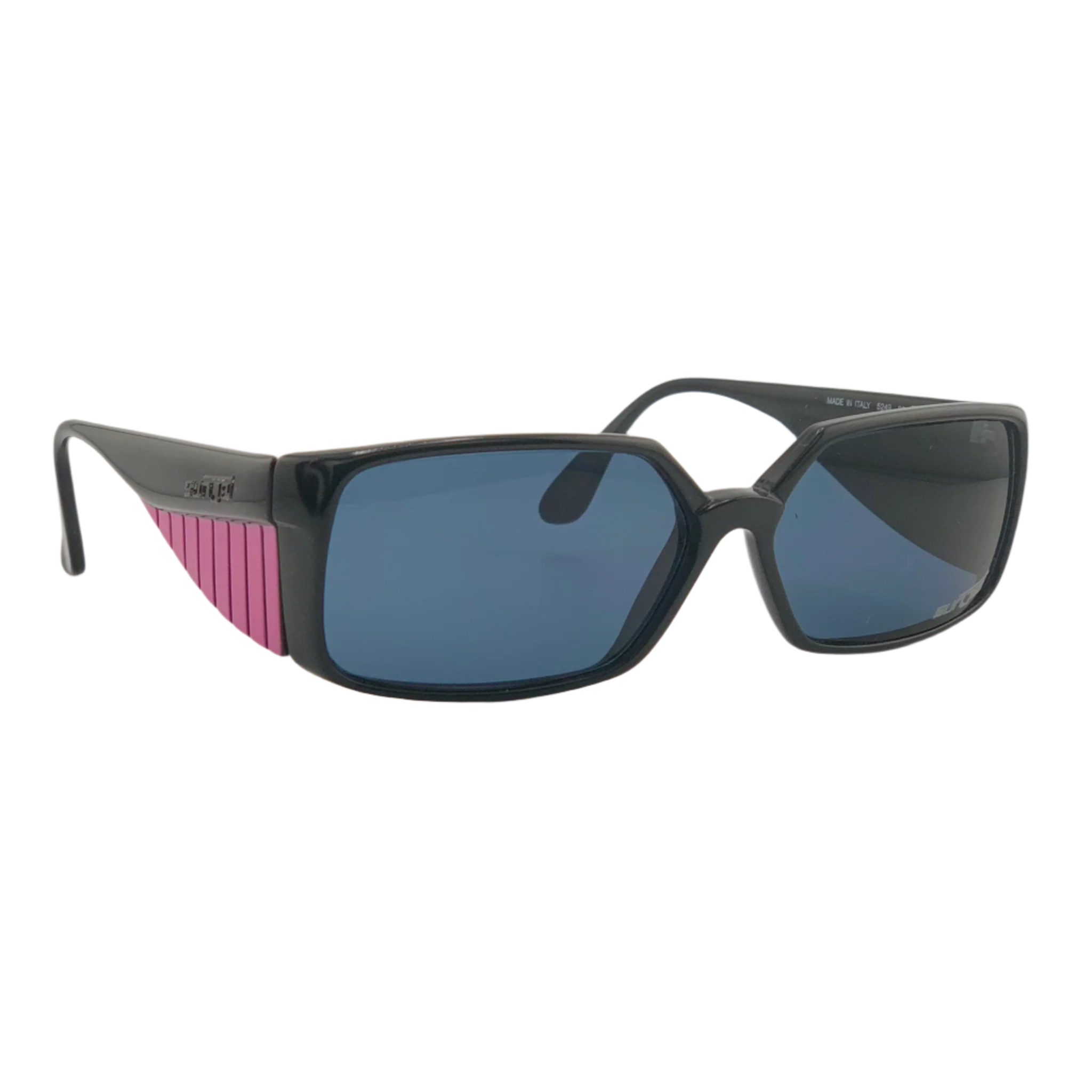 Italian-made Carrera Rectangle 5249 90 Sunglasses in Black