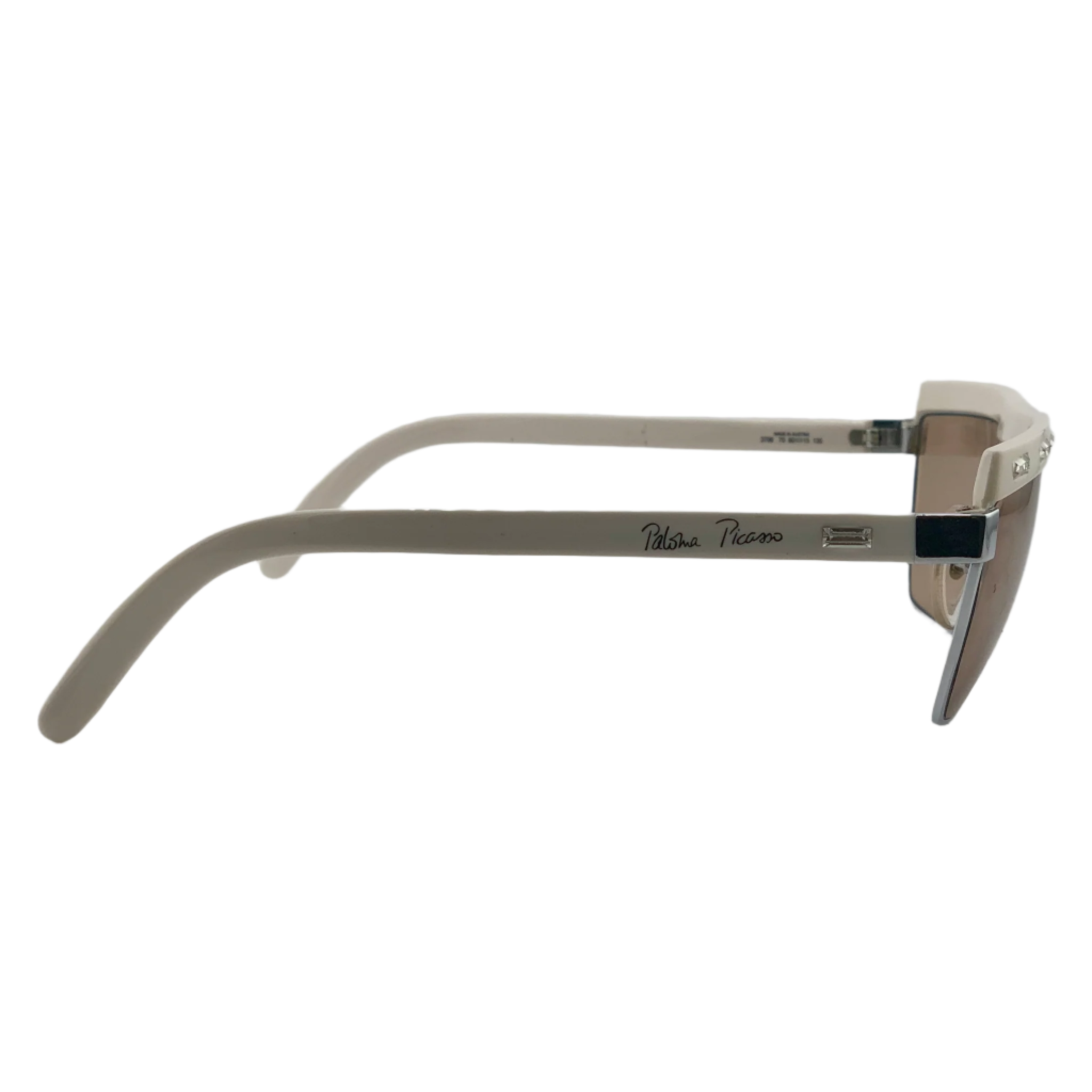 Paloma Picasso Square 3706 70 sunglasses in black with gold details